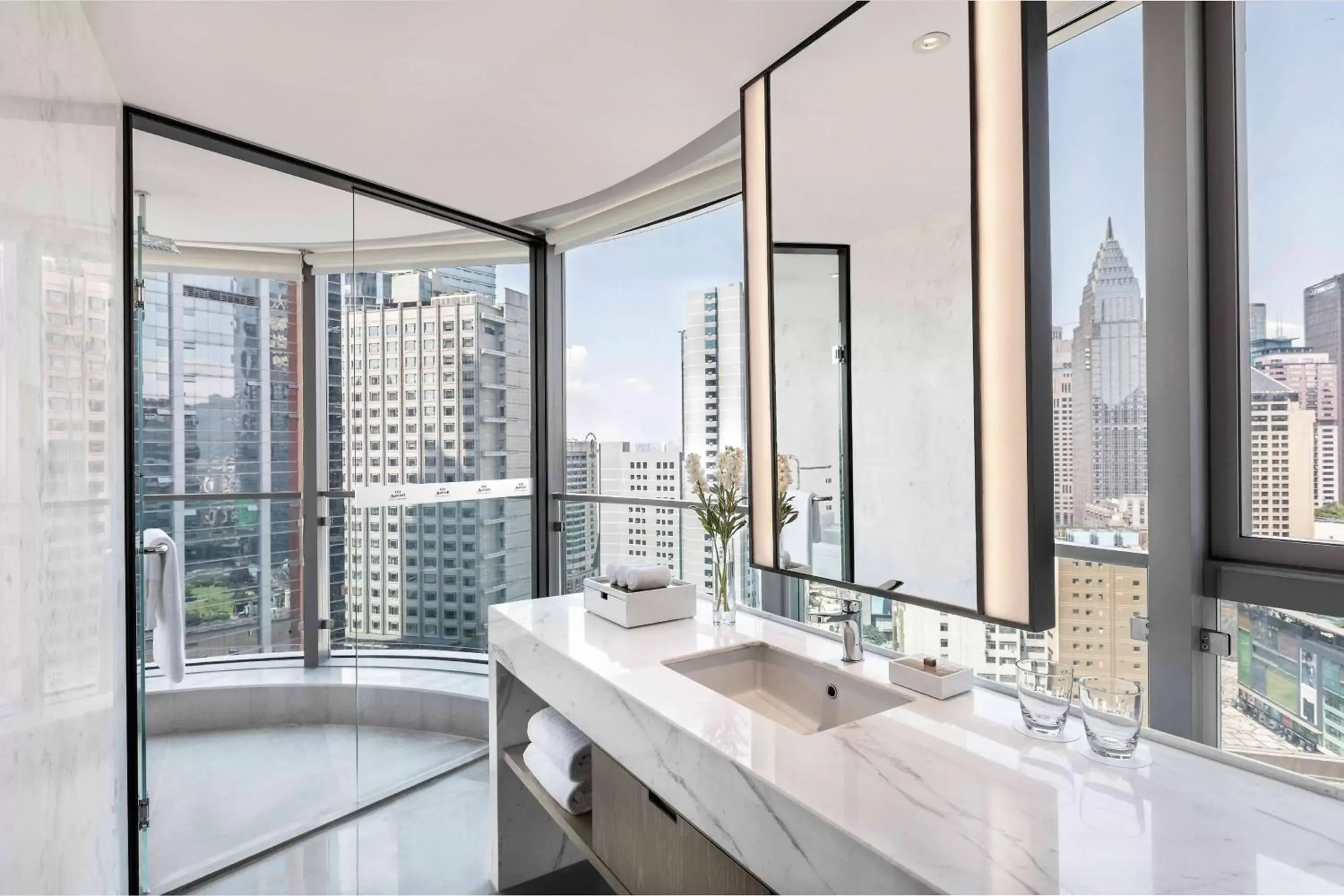 Bathroom in Marriott Executive Apartments Chongqing