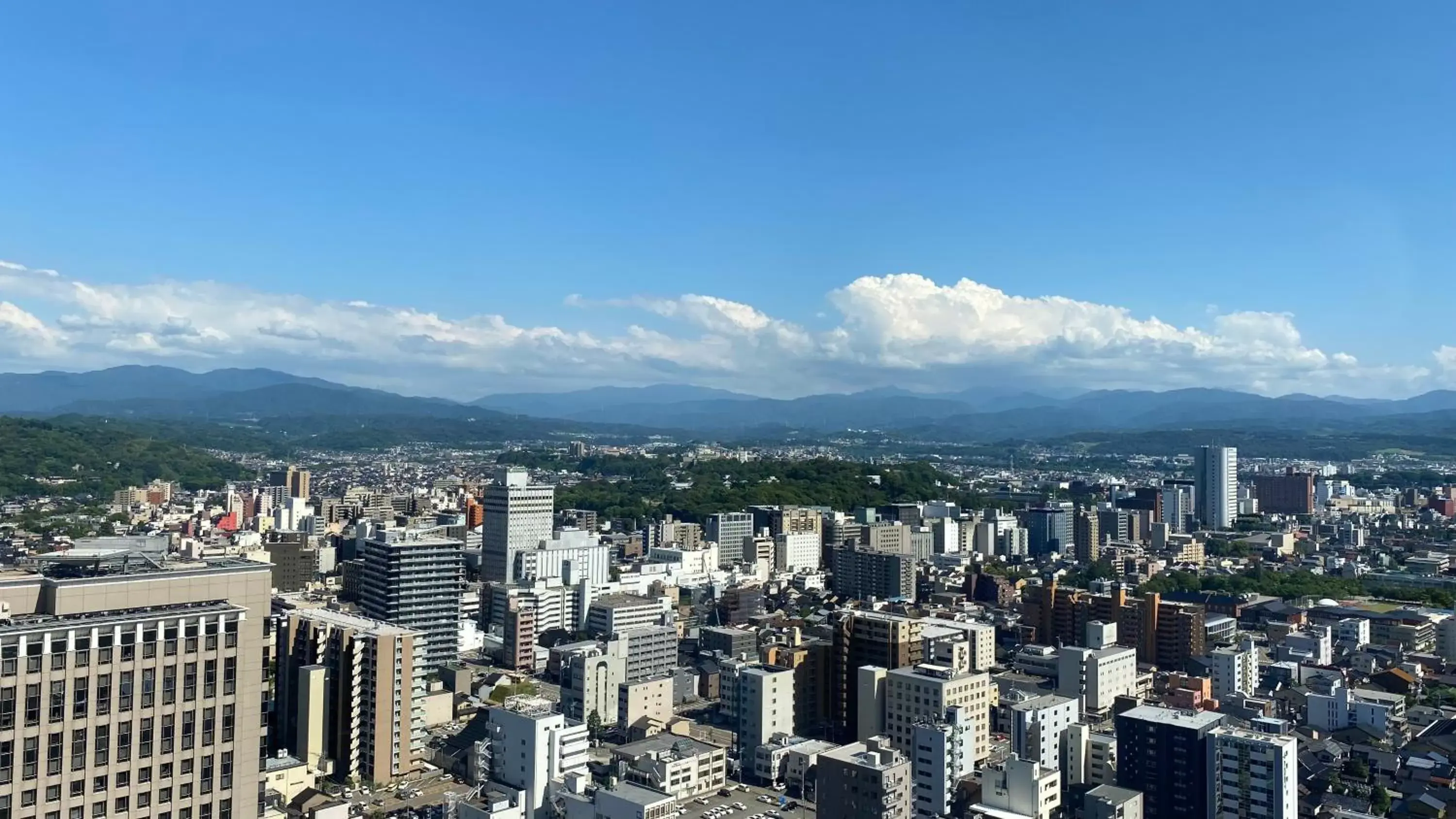 View (from property/room), Bird's-eye View in Hotel Nikko Kanazawa