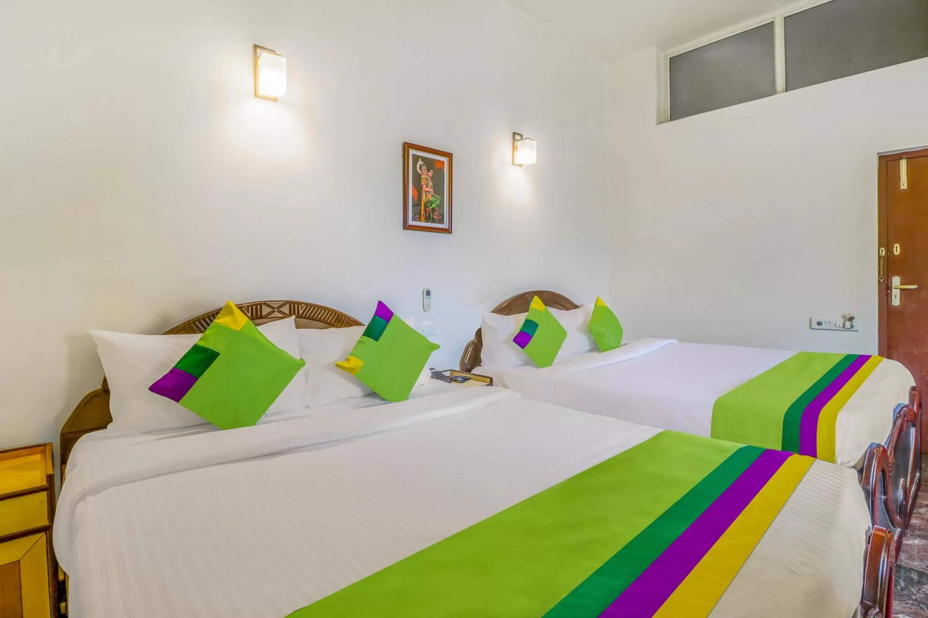 Bed in Treebo Benaka Residency