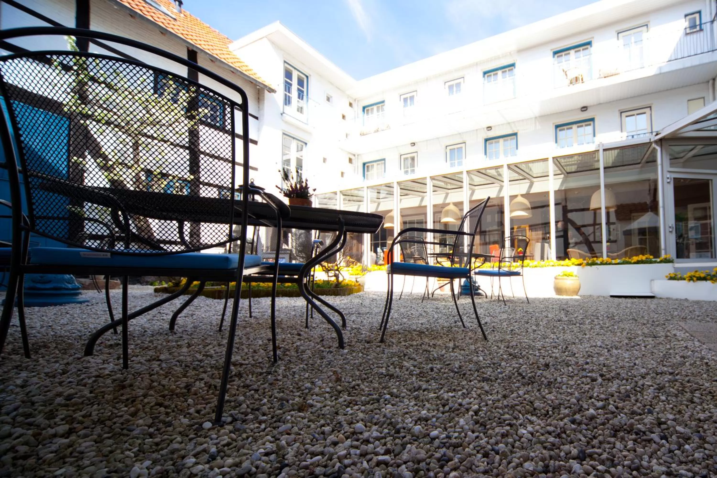 Patio in Hotel Brull