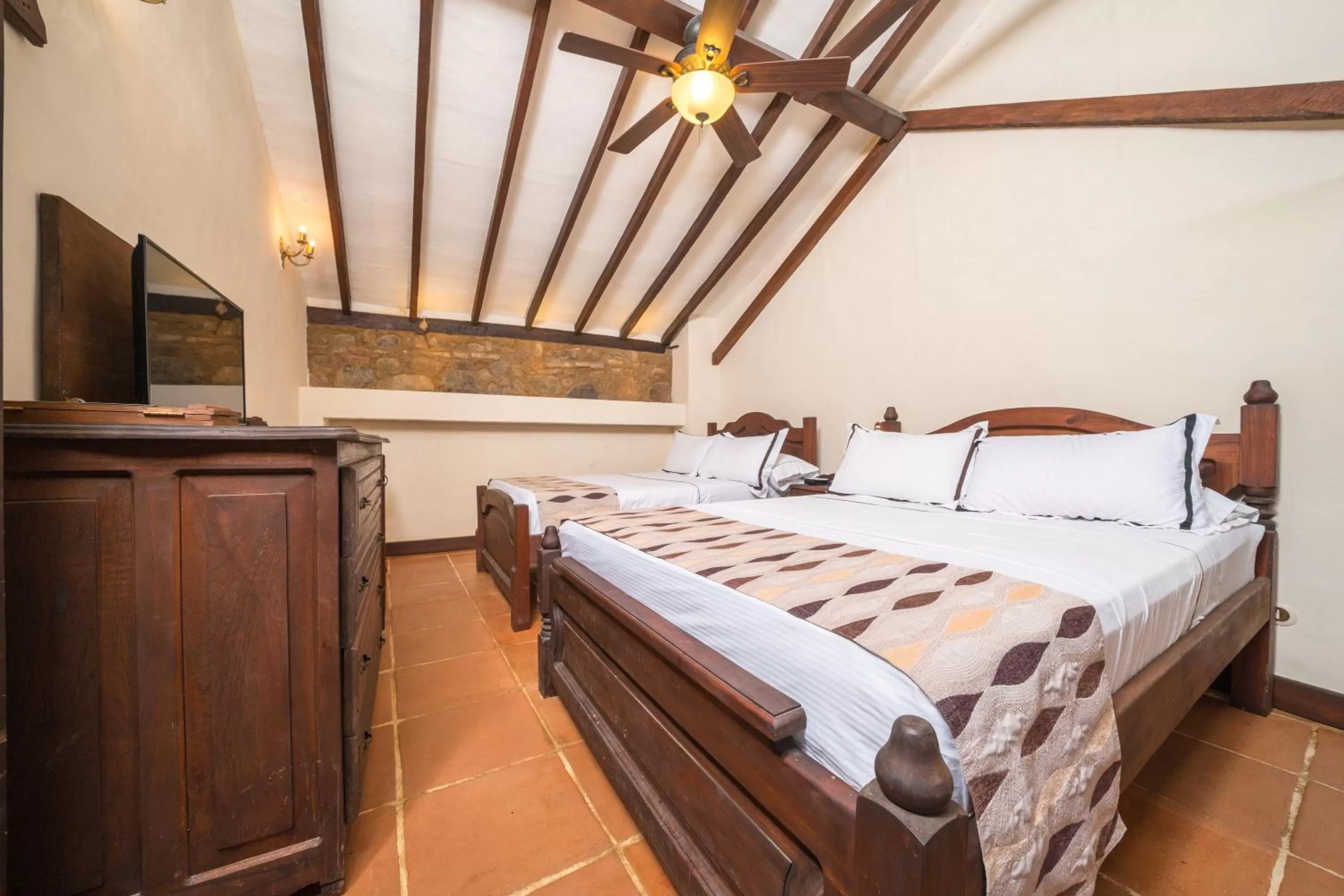Photo of the whole room, Bed in Nueva Granada Hotel Colonial -Centro Histórico-