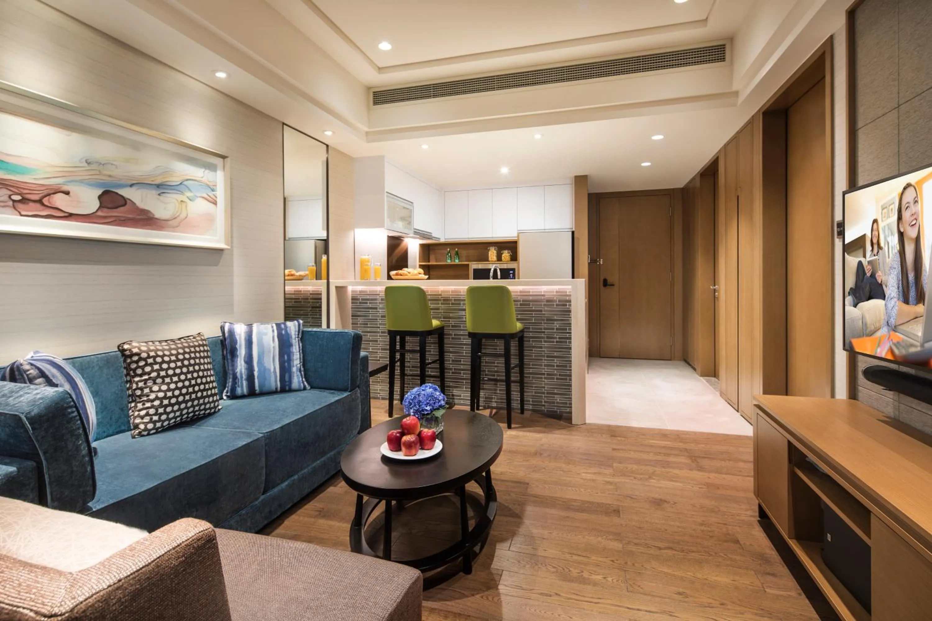 Living room in Somerset Swan Lake Hefei