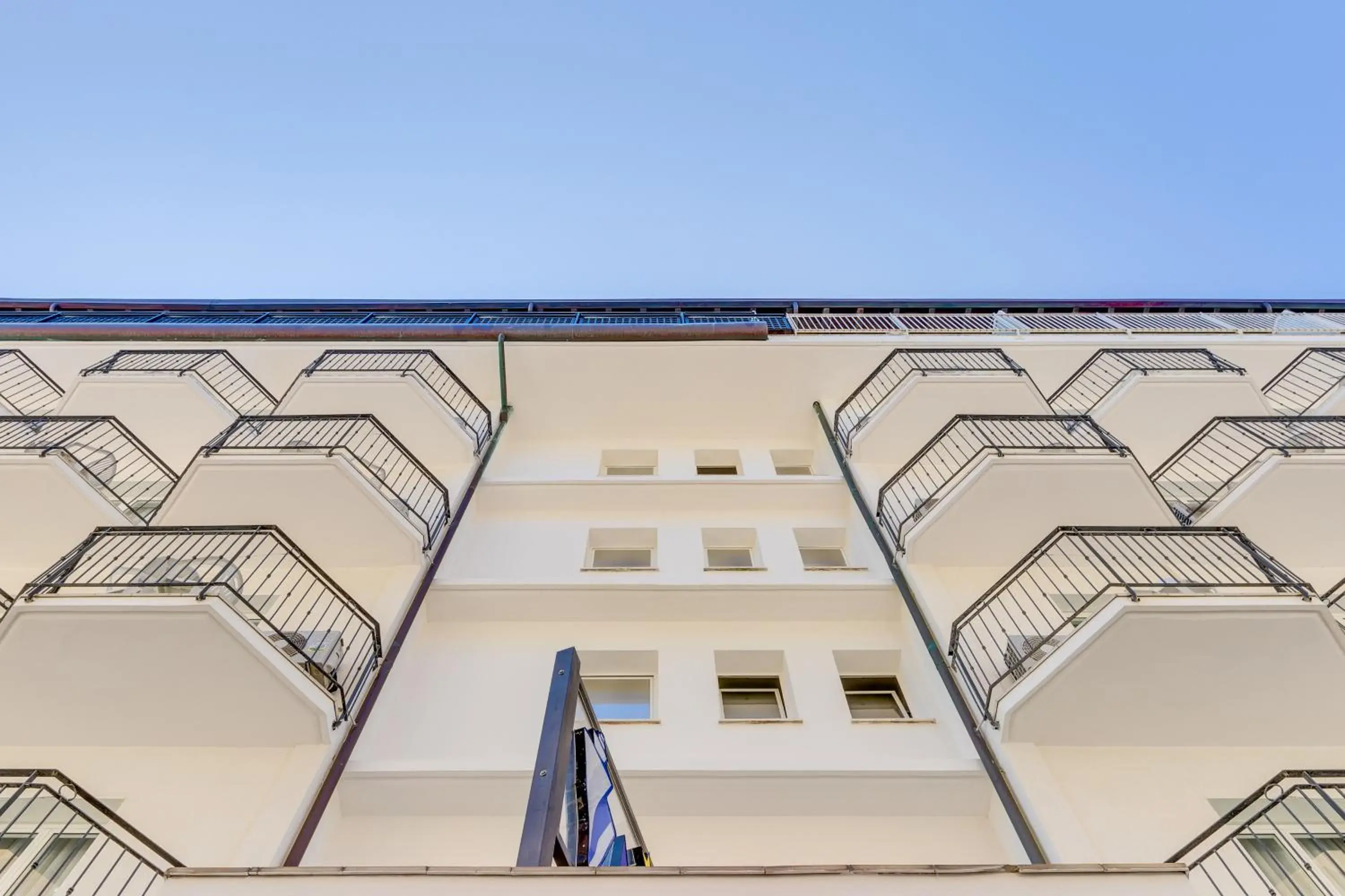 Property building, Balcony/Terrace in Hotel Manila