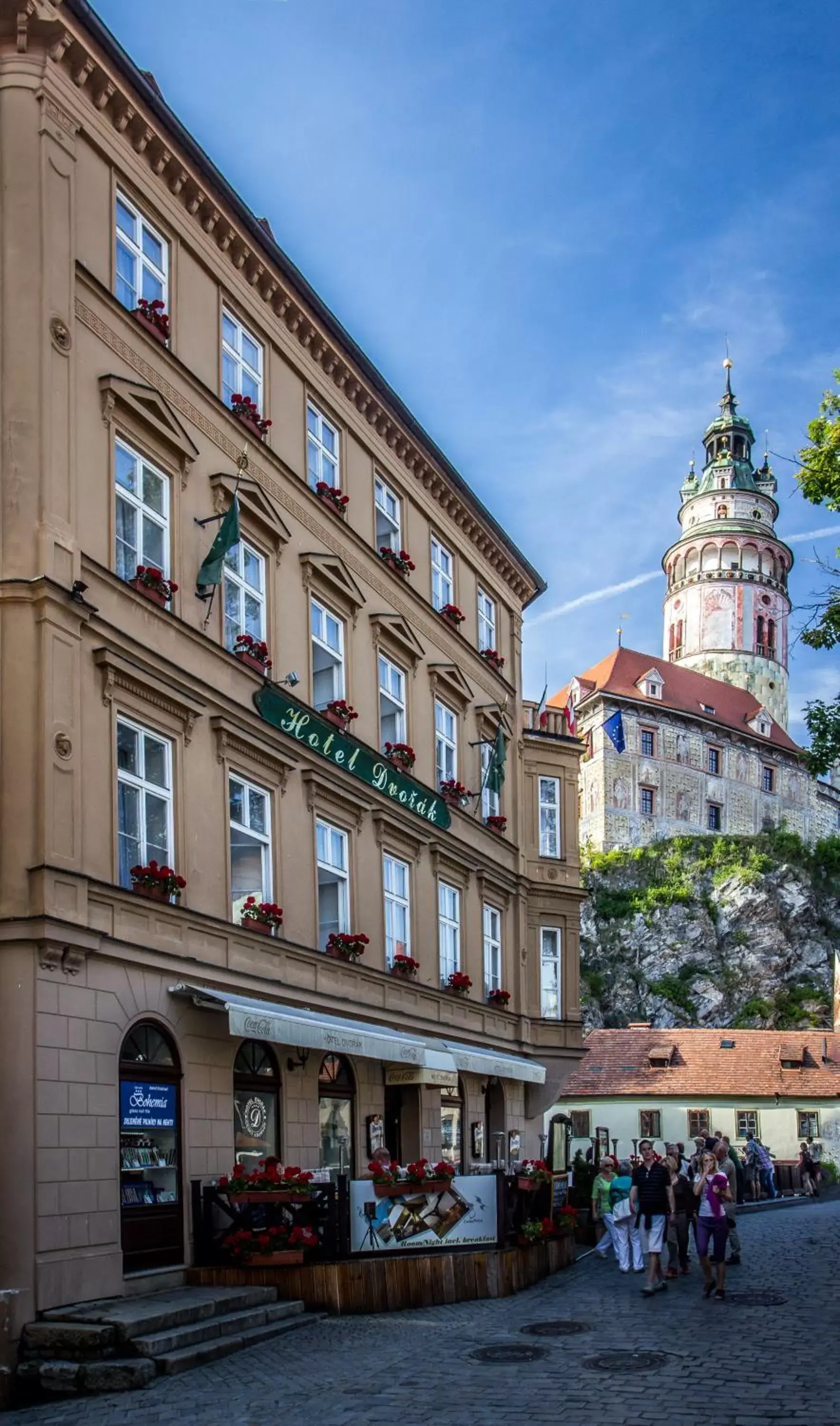 Facade/entrance, Property Building in Hotel Dvorak Cesky Krumlov