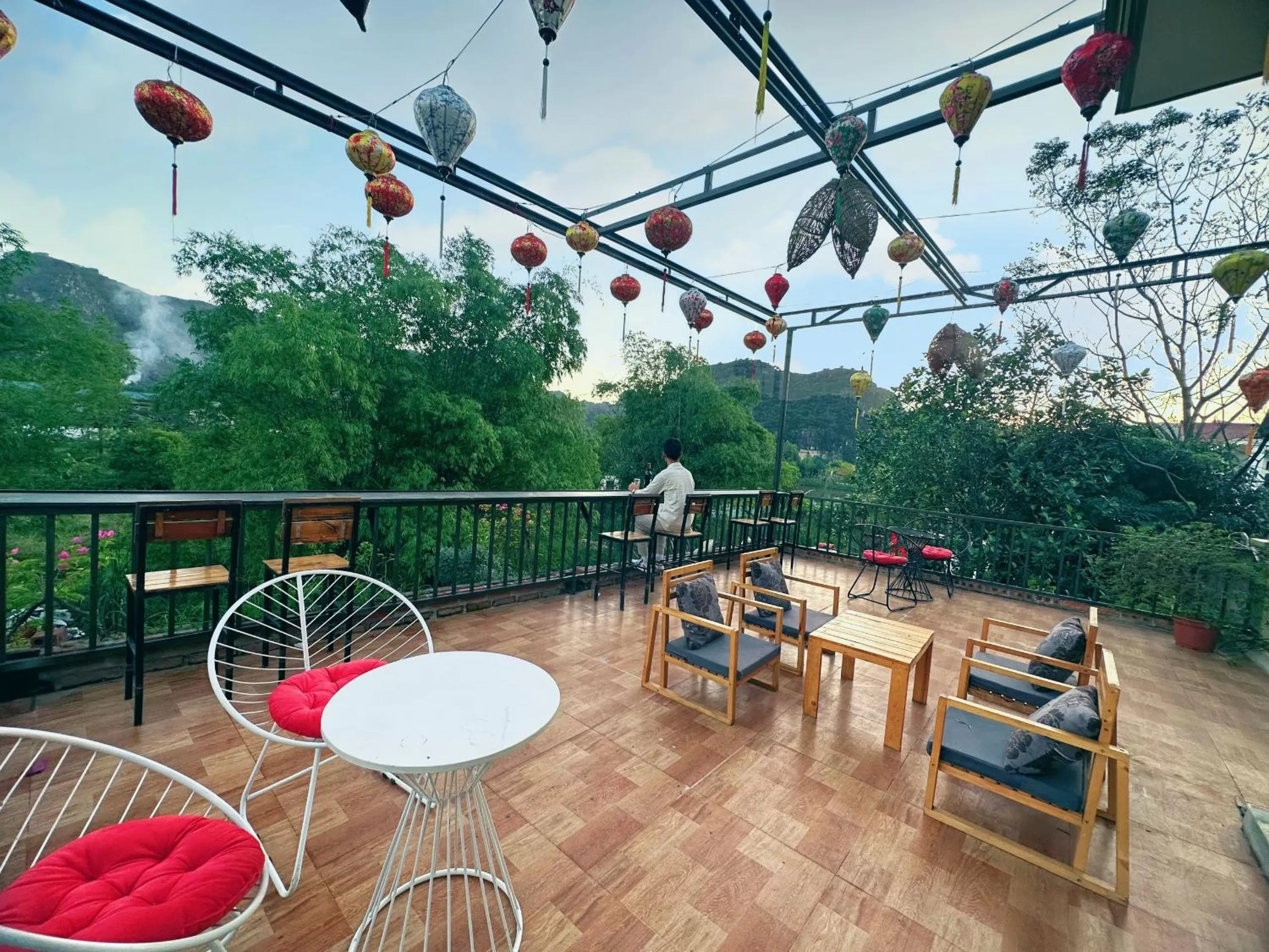 Balcony/Terrace in Trang An Moon Garden Homestay