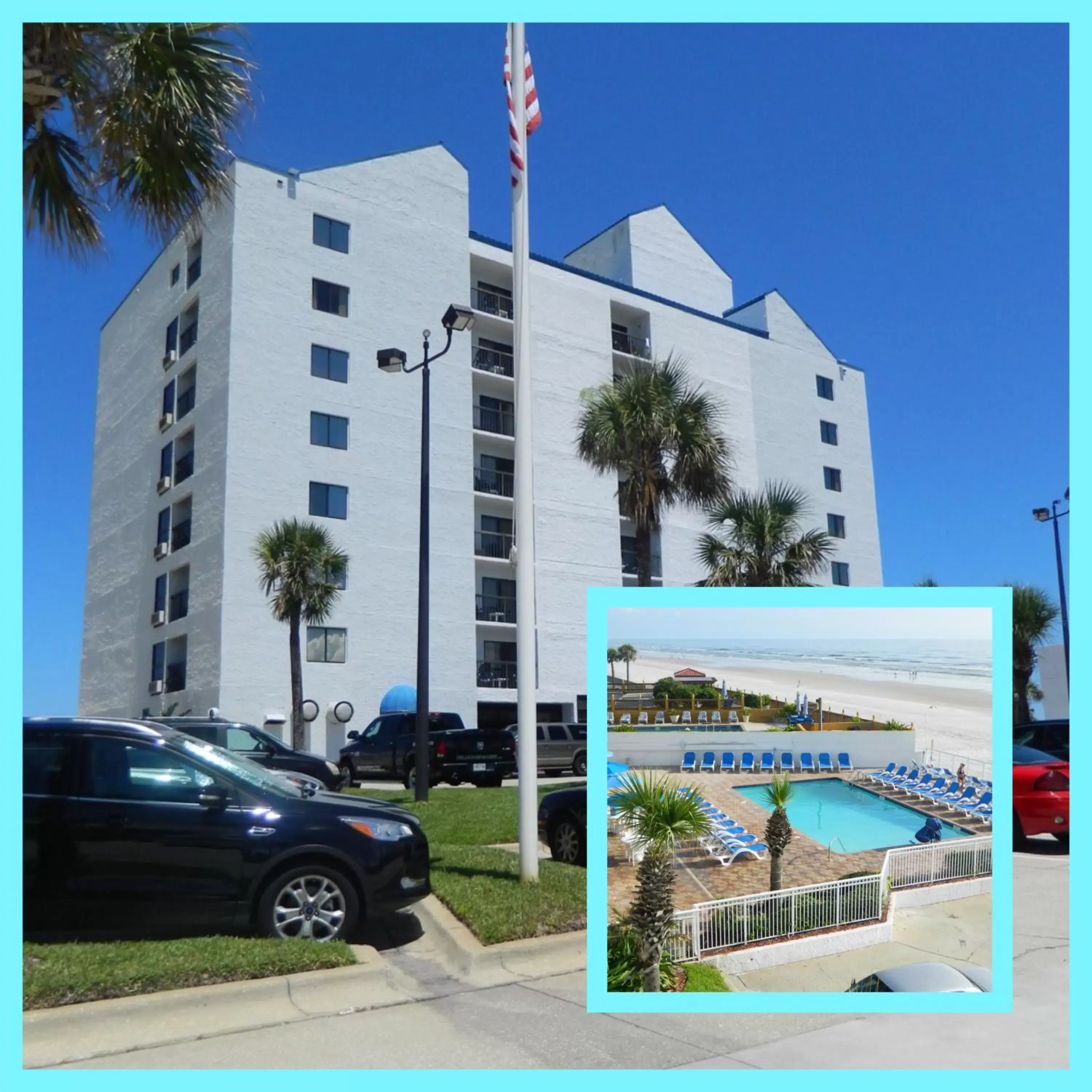 Property Building in Tropical Winds Resort Hotel