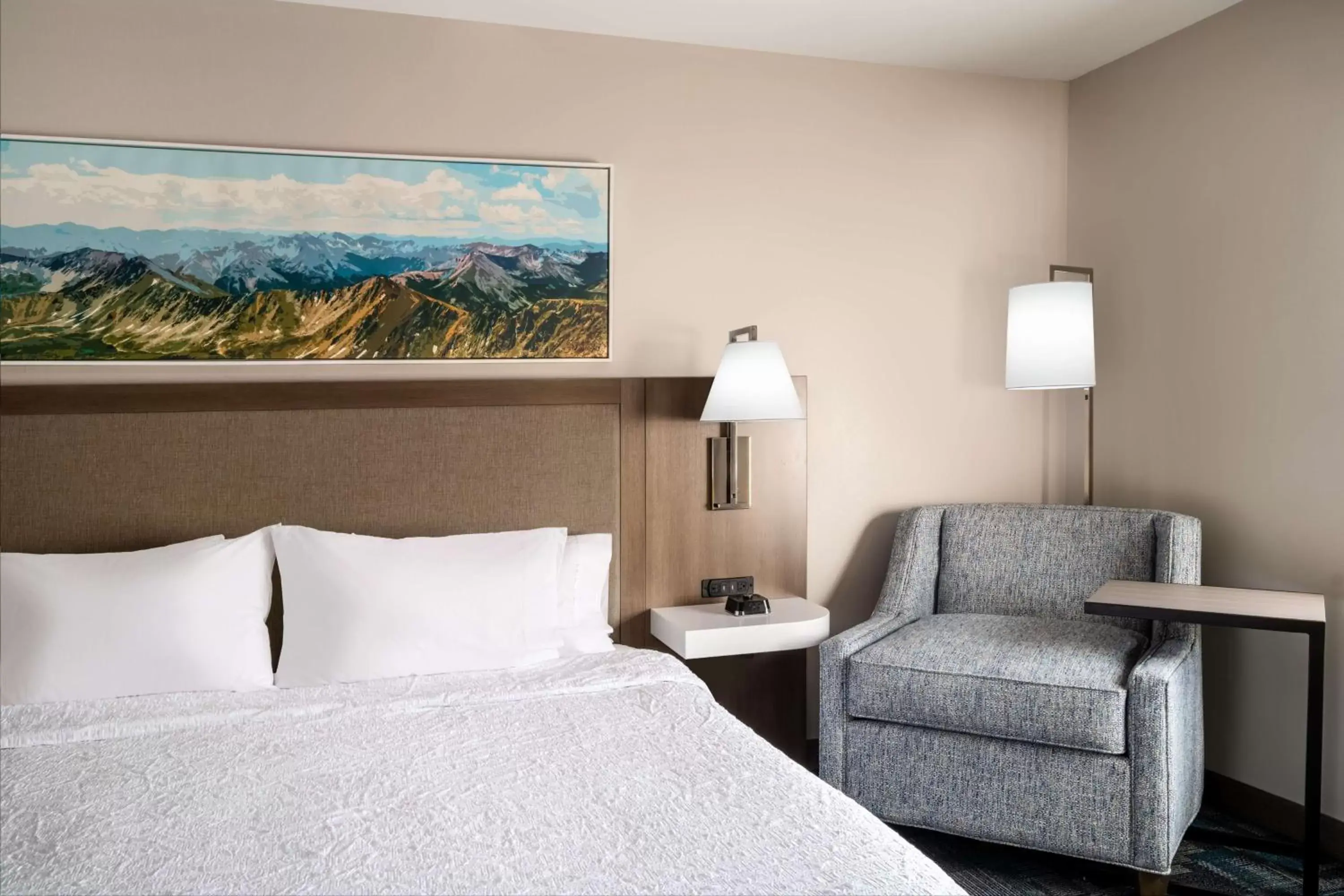 Bed in Hampton Inn & Suites Salida, CO