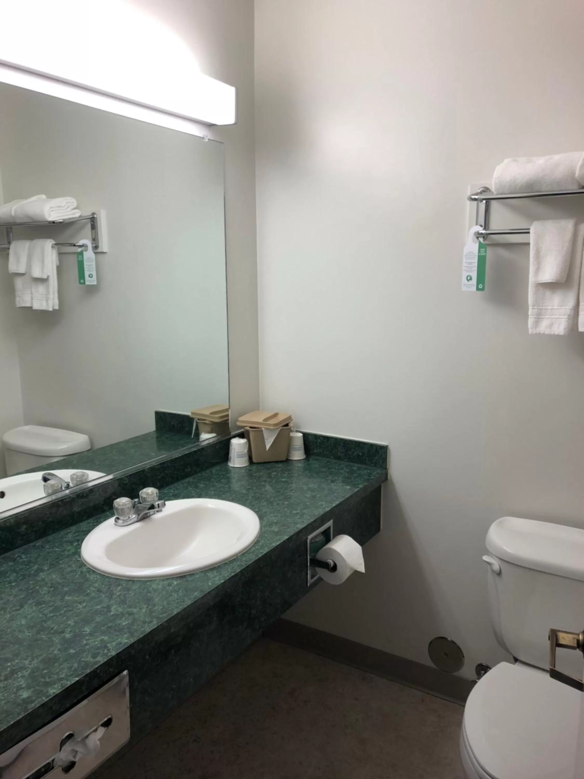 Bathroom in Super 8 by Wyndham Central Pt Medford