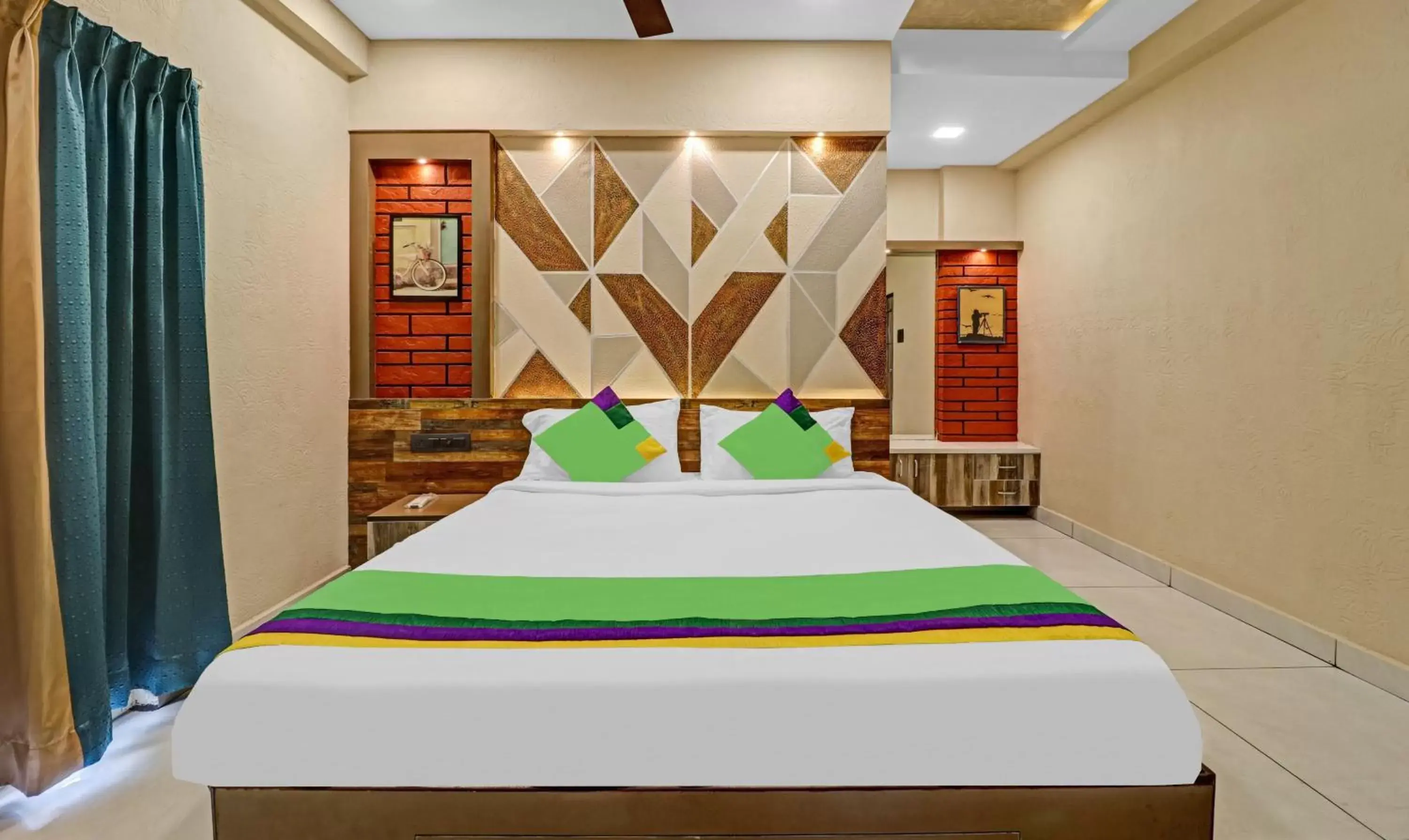 Bedroom, Bed in Treebo Seabreeze Comforts Bedroom, Bed in Treebo Seabreeze Comforts