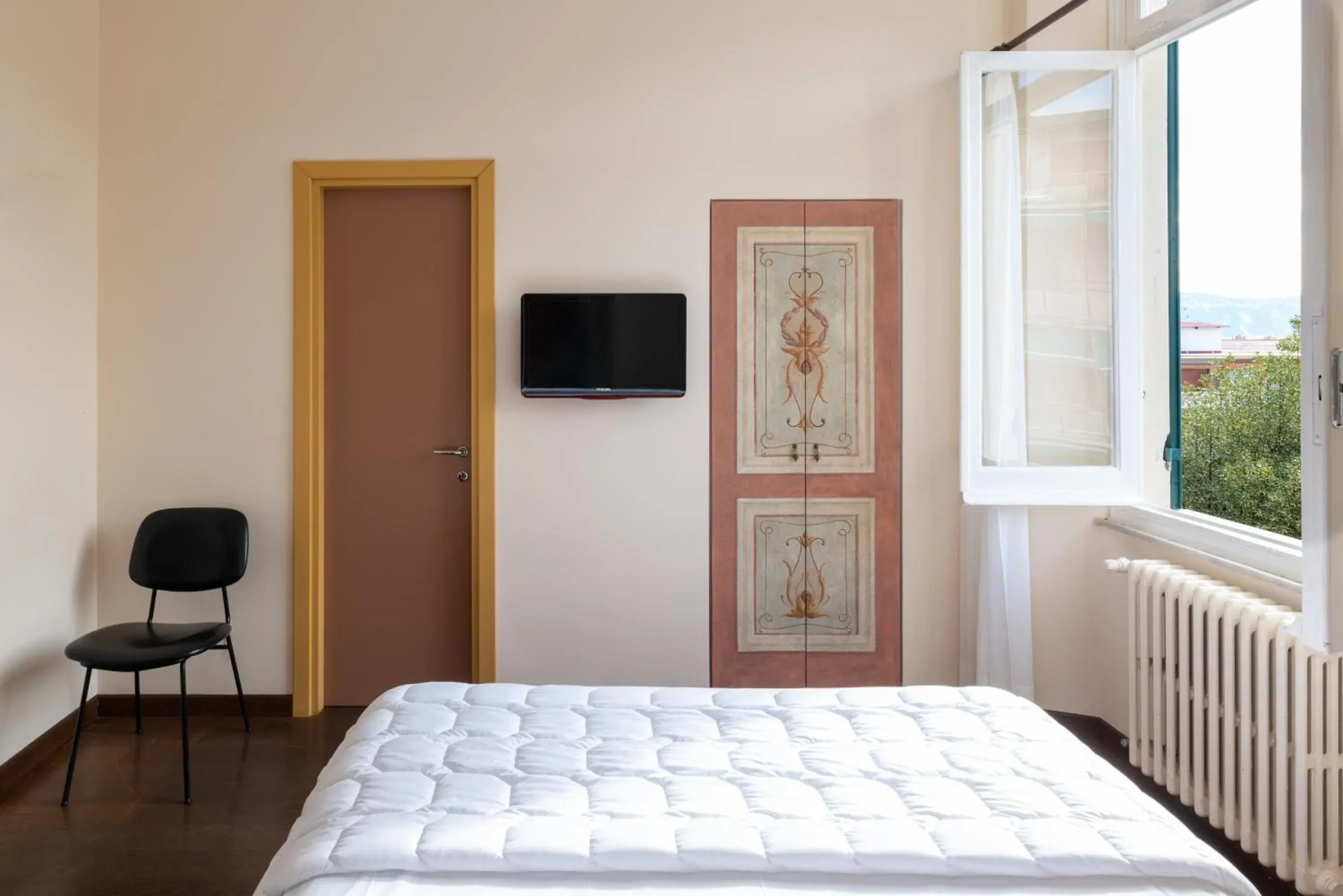 Bedroom, Bed in Albergo Minerva