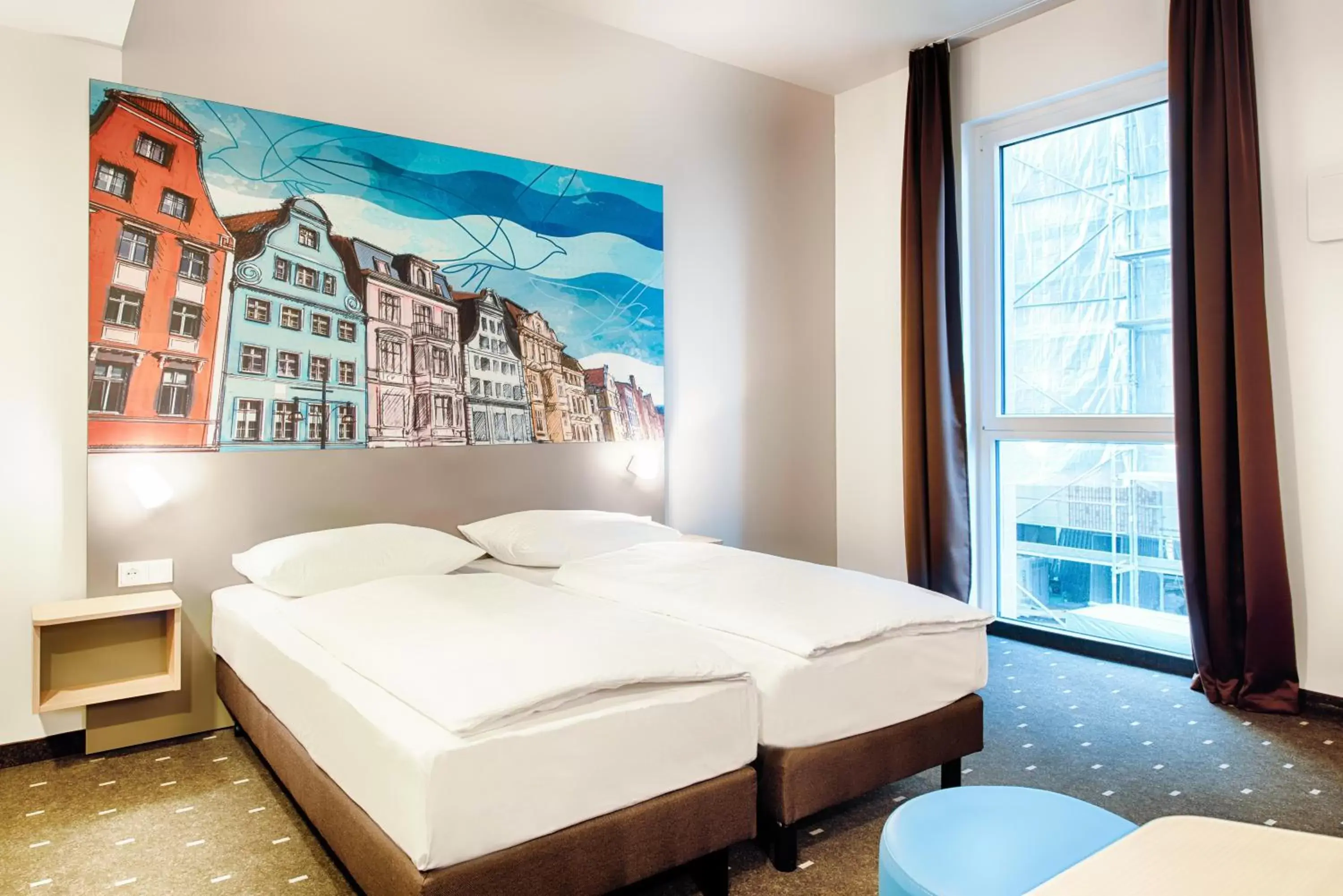 Photo of the whole room, Bed in B&B Hotel Rostock City-West
