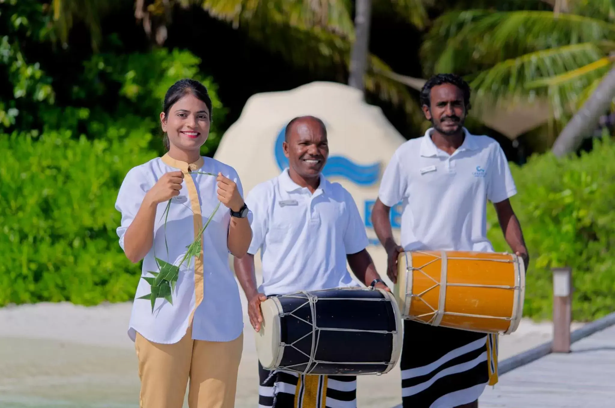 Staff in Canareef Resort Maldives