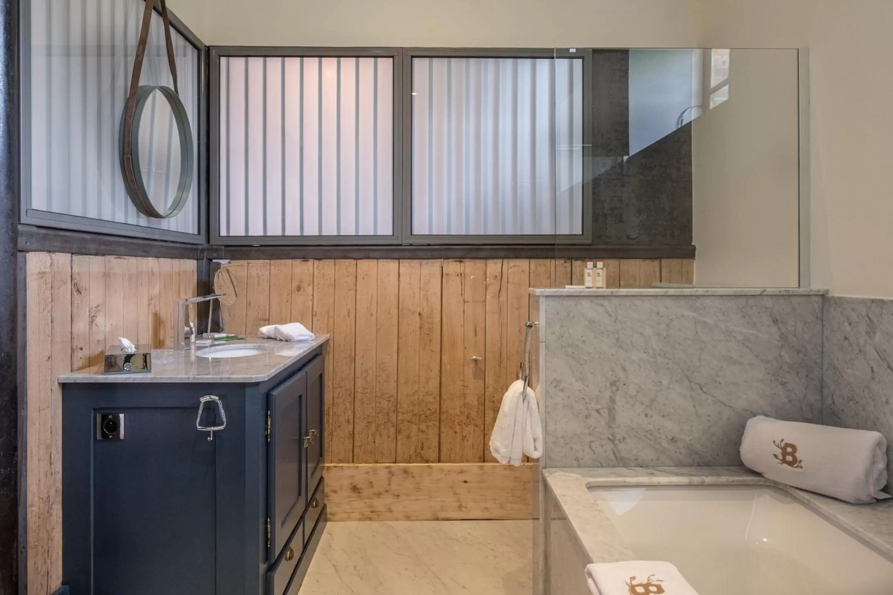 Bathroom in La Borde en Sologne Château & Spa