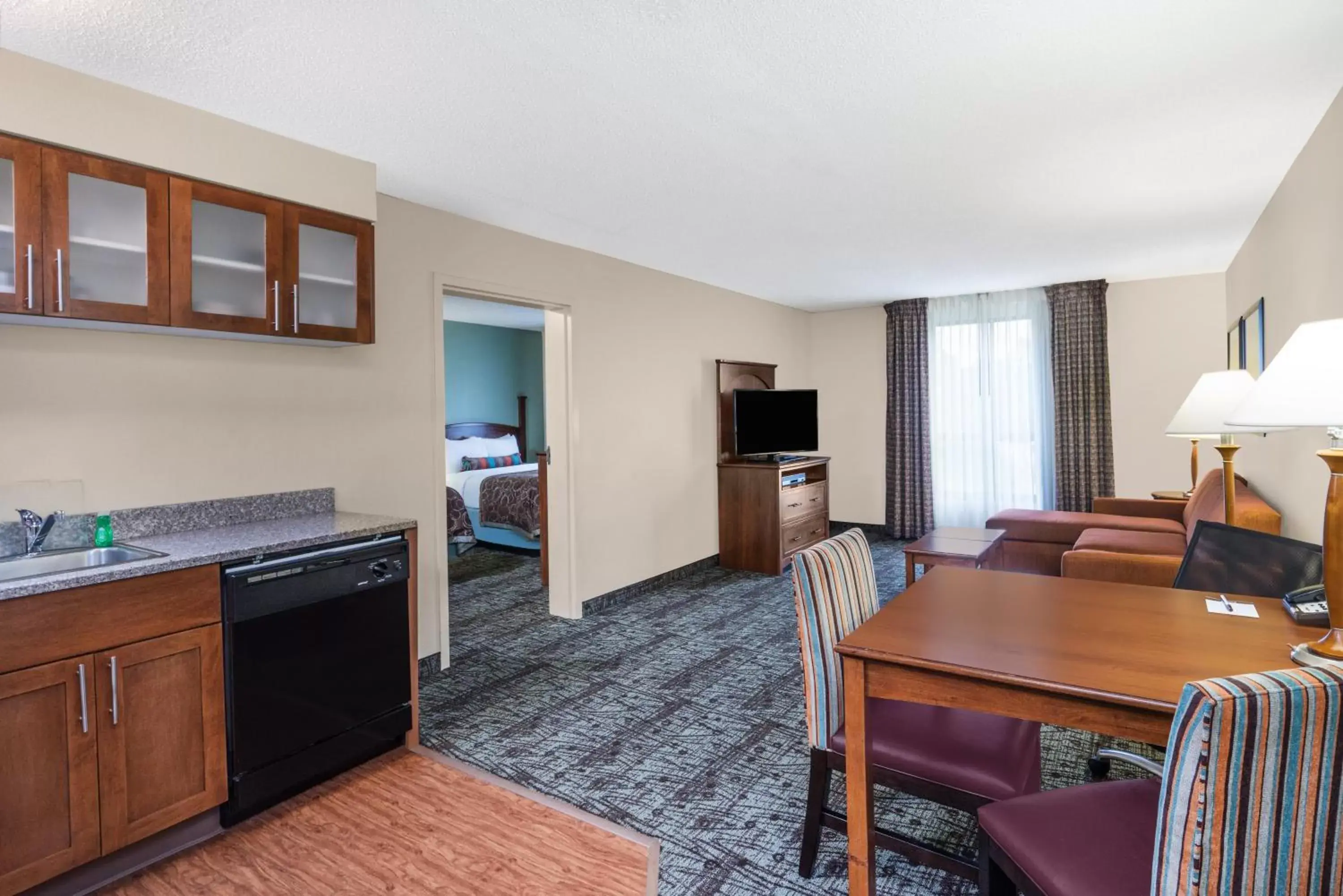 Bedroom in Staybridge Suites Memphis-Poplar Ave East, an IHG Hotel