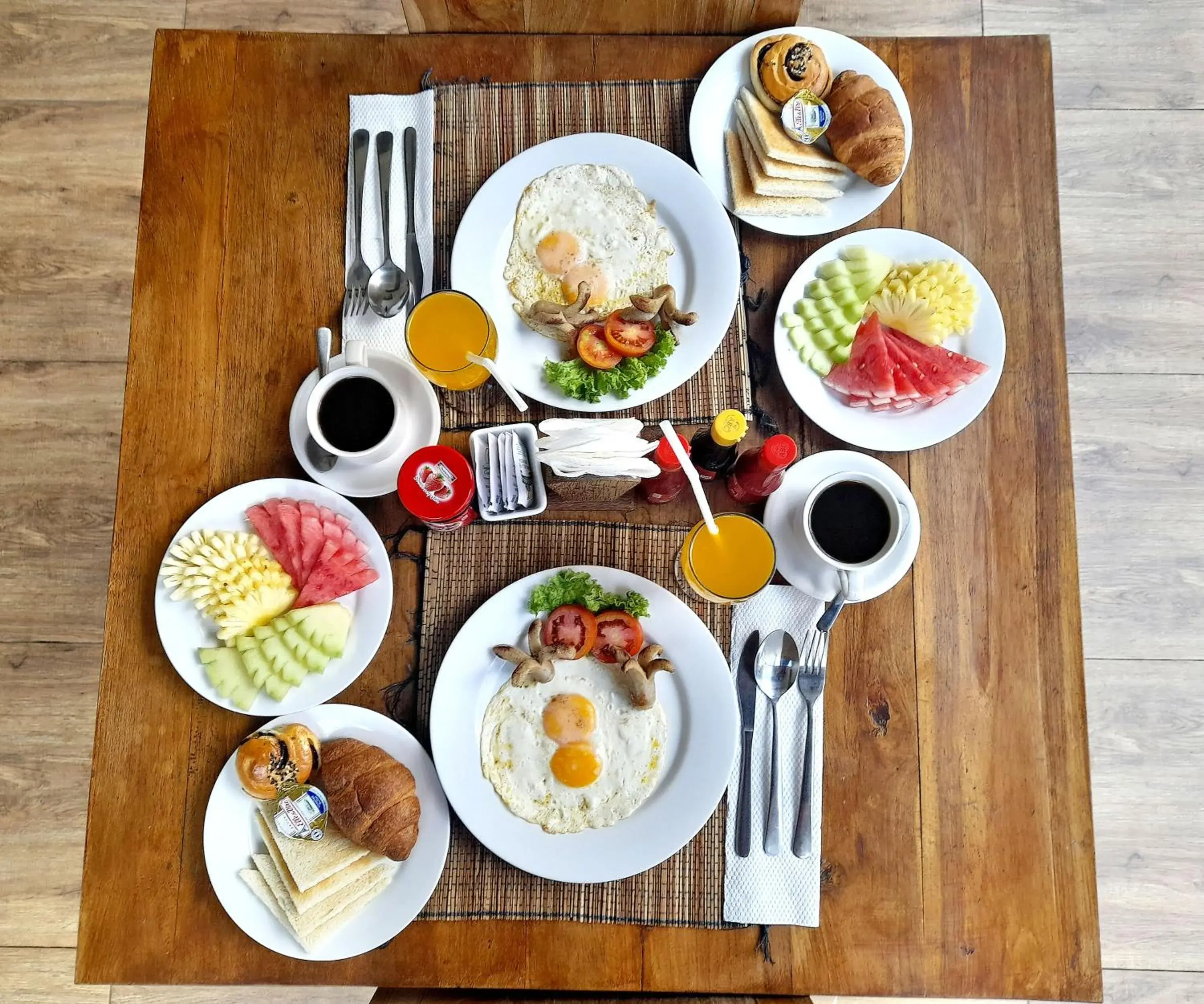 Breakfast in Yoga Ubud Private Pool Villa Breakfast in Yoga Ubud Private Pool Villa