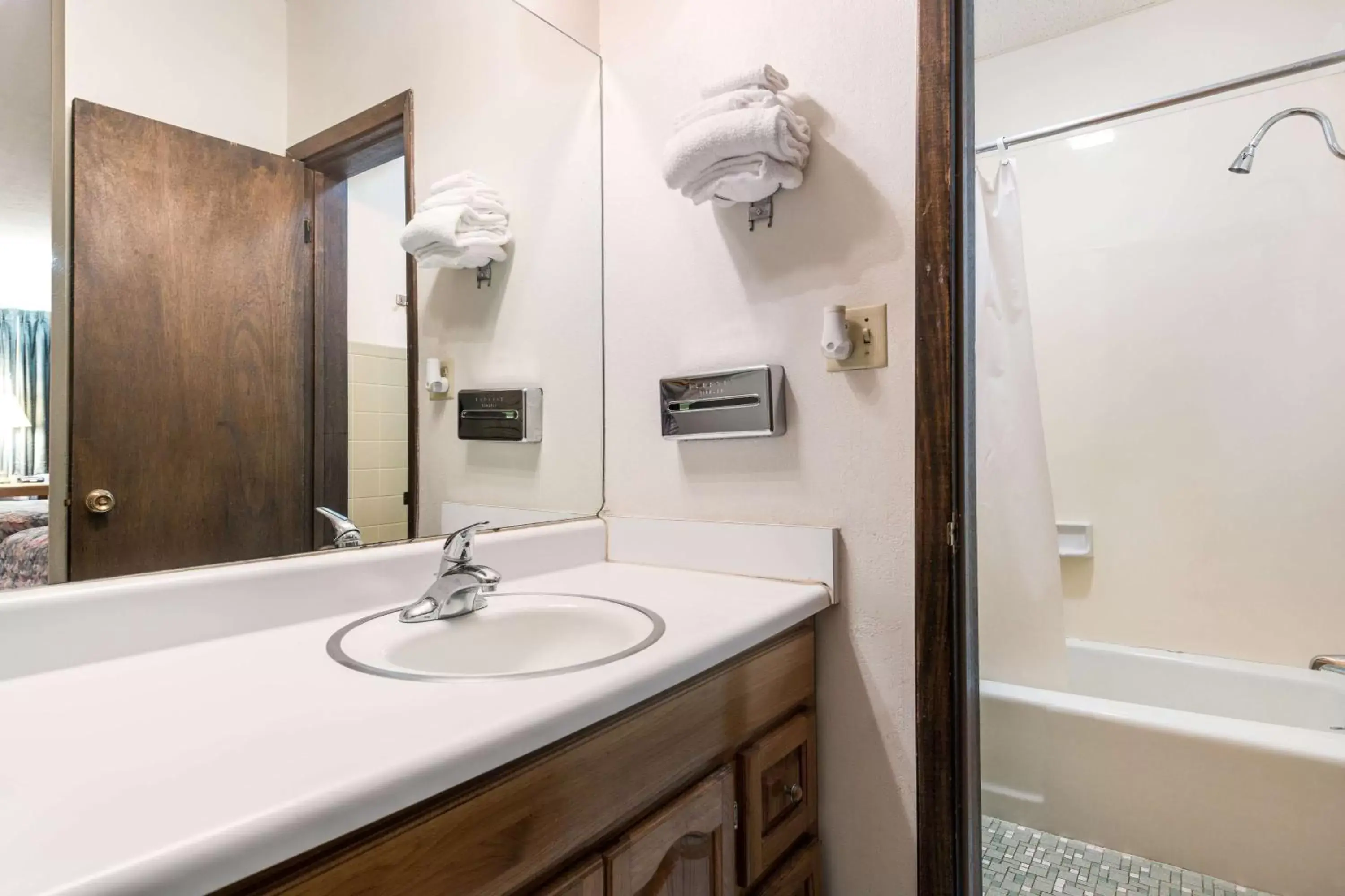 Bathroom in LeConte Motor Lodge A Ramada by Wyndham