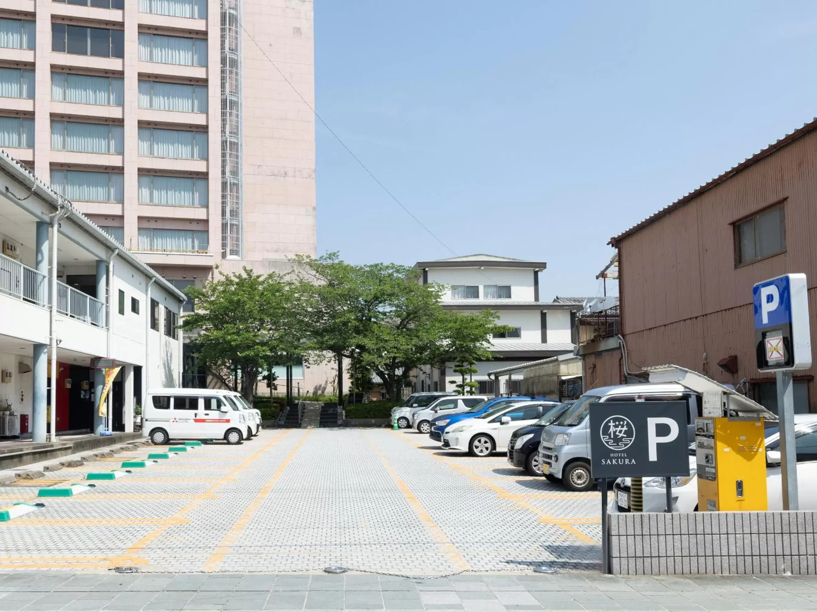 Parking, Property Building in Hotel Sakura Ureshino