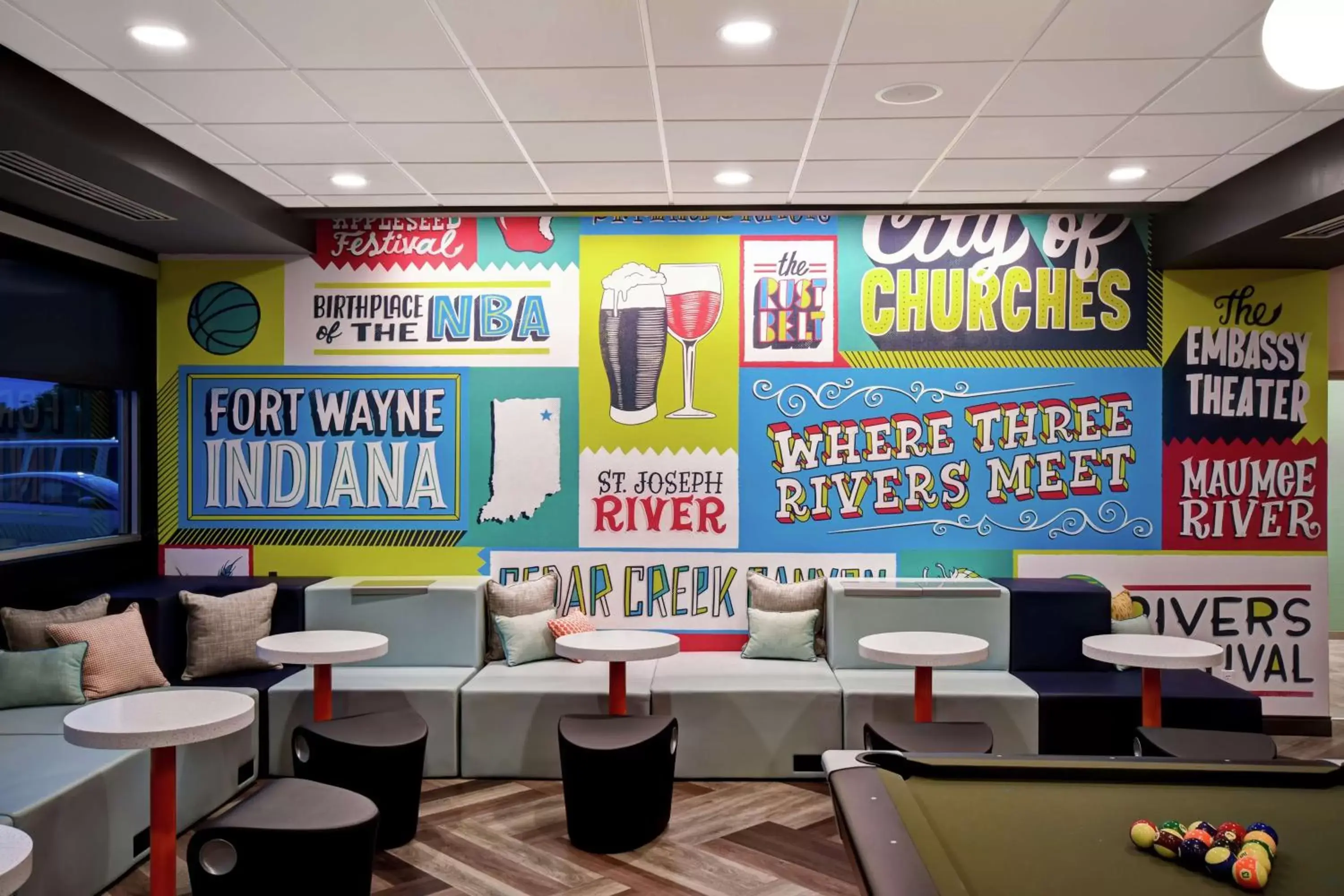 Lobby or reception in Tru By Hilton Fort Wayne Lobby or reception in Tru By Hilton Fort Wayne