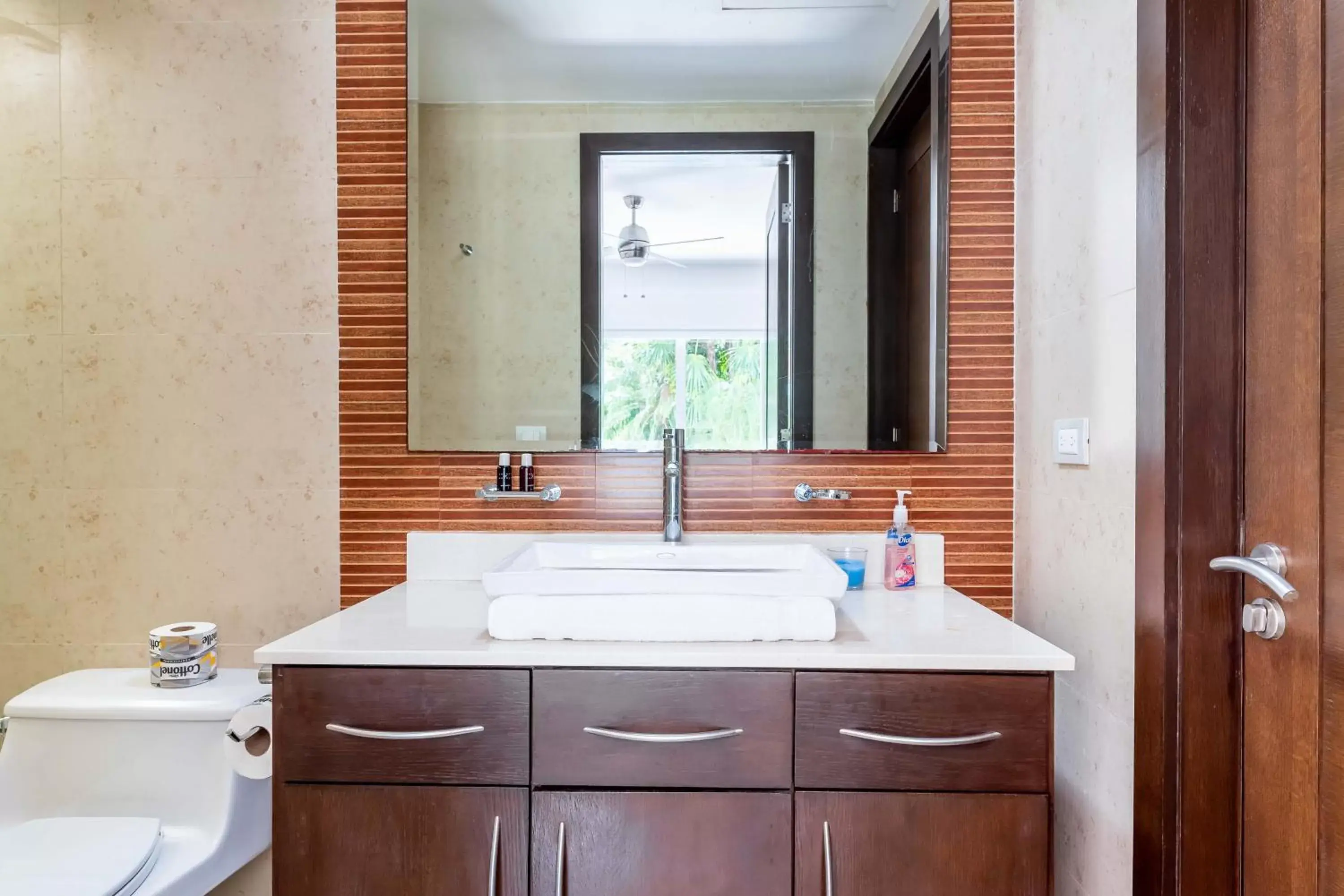 Bathroom in Mareazul Beach Front Condos At playa del Carmen