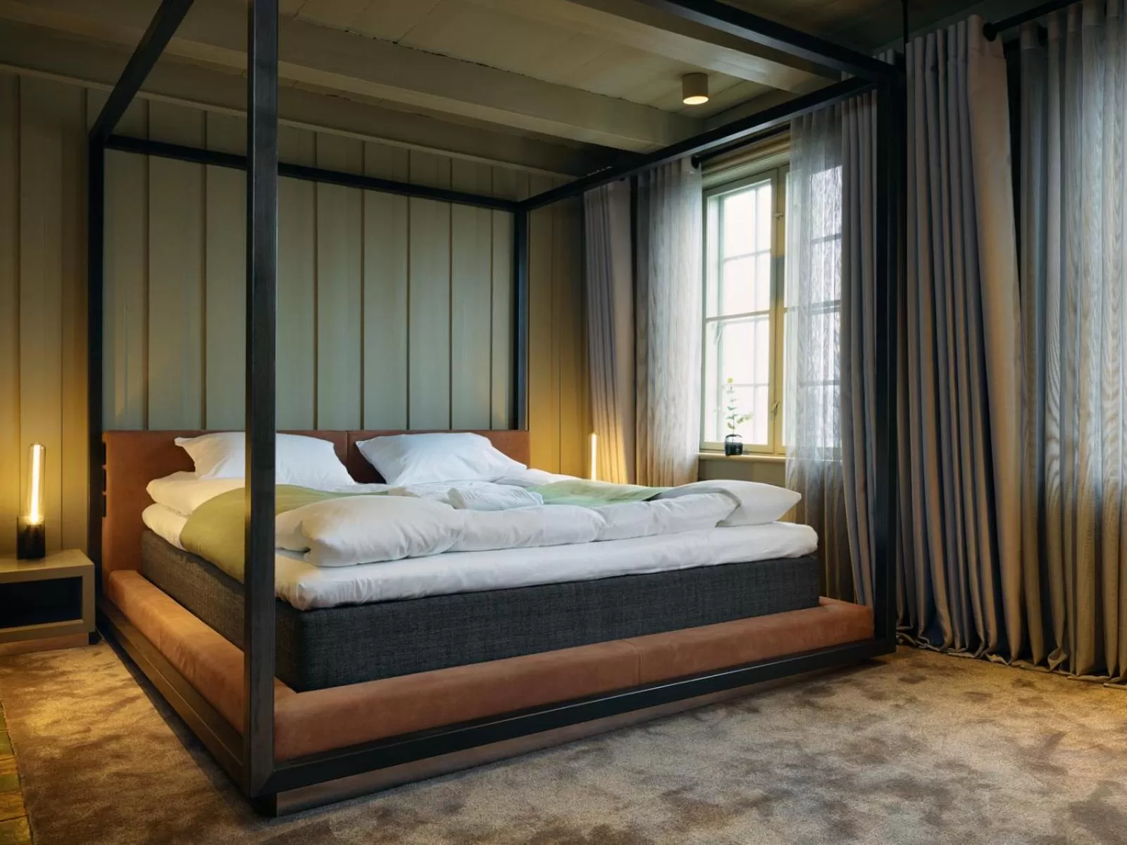 Bedroom, Bed in Tollboden Hotell - Unike Hoteller