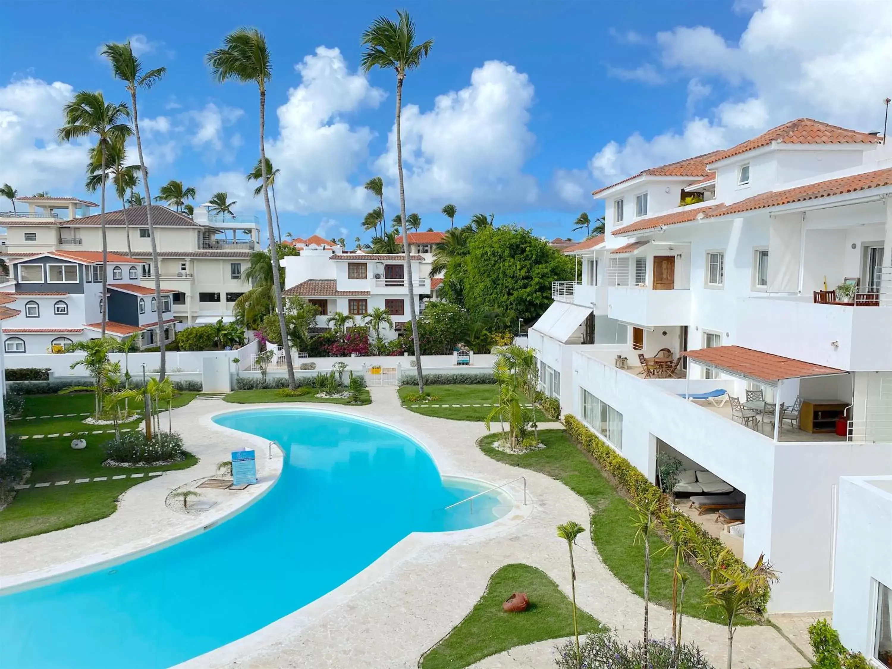 Pool View in TROPICAL VILLAGE playa LOS CORALES