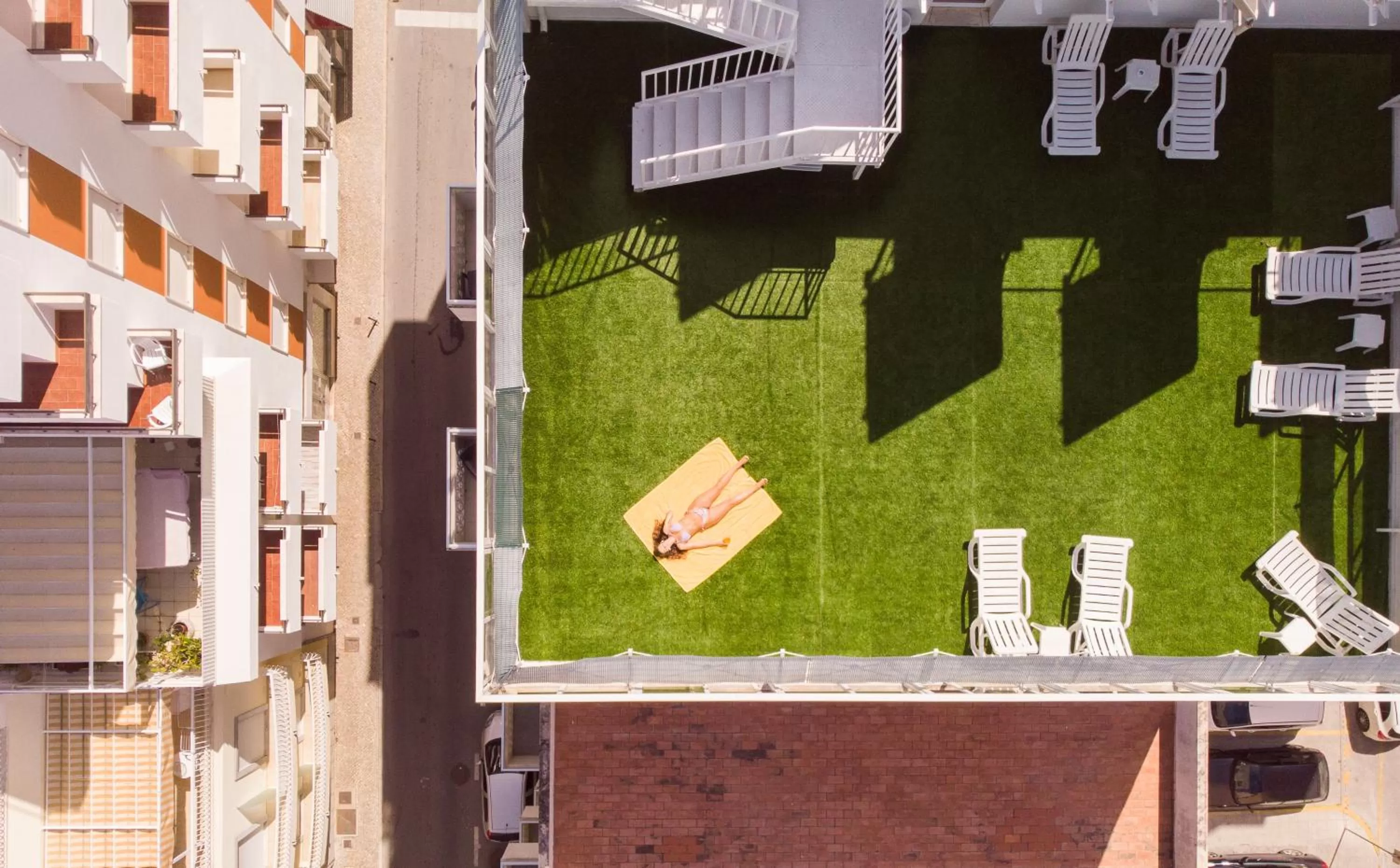 Solarium in Hotel Baía De Monte Gordo