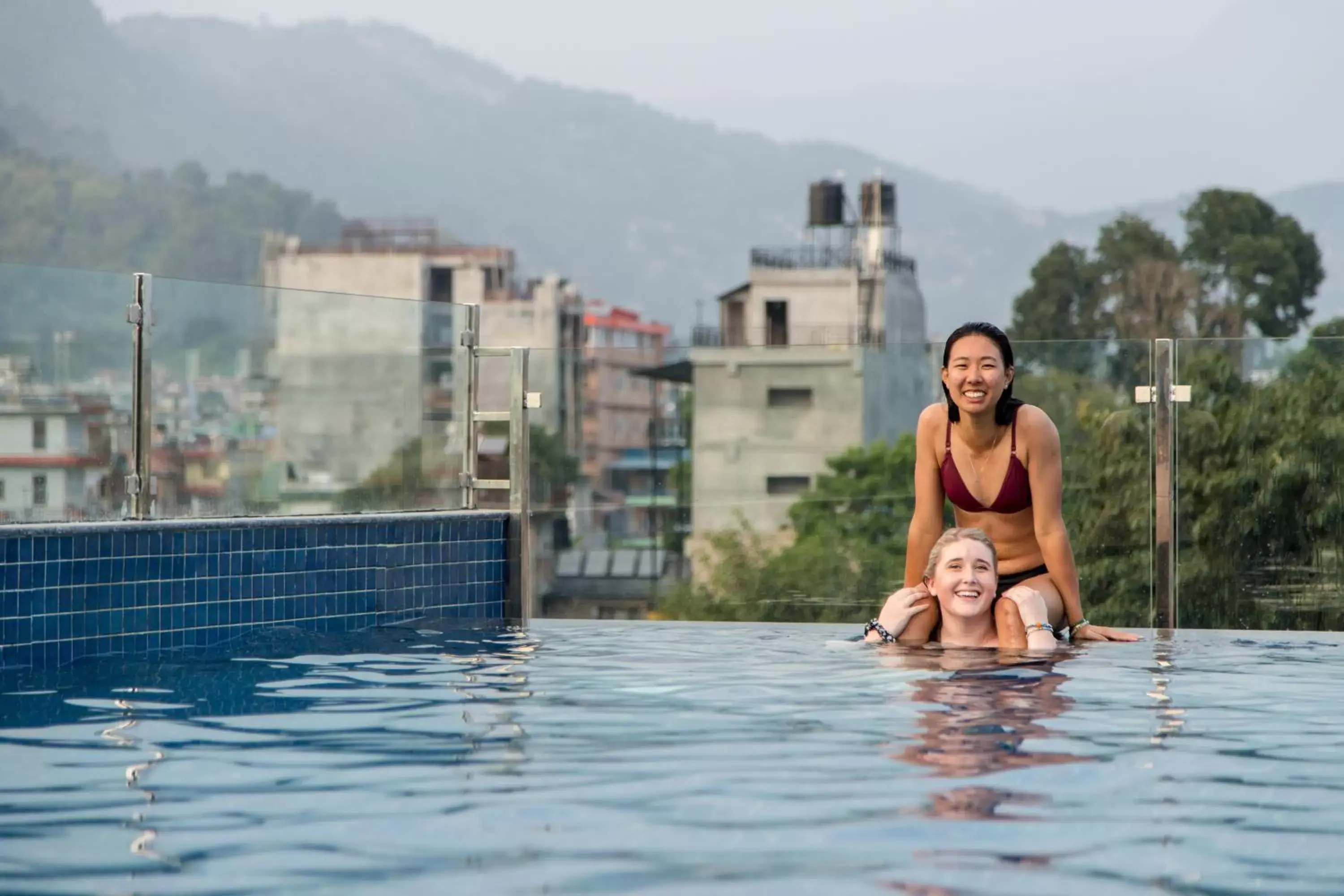 People, Swimming Pool in Dahlia Boutique Hotel