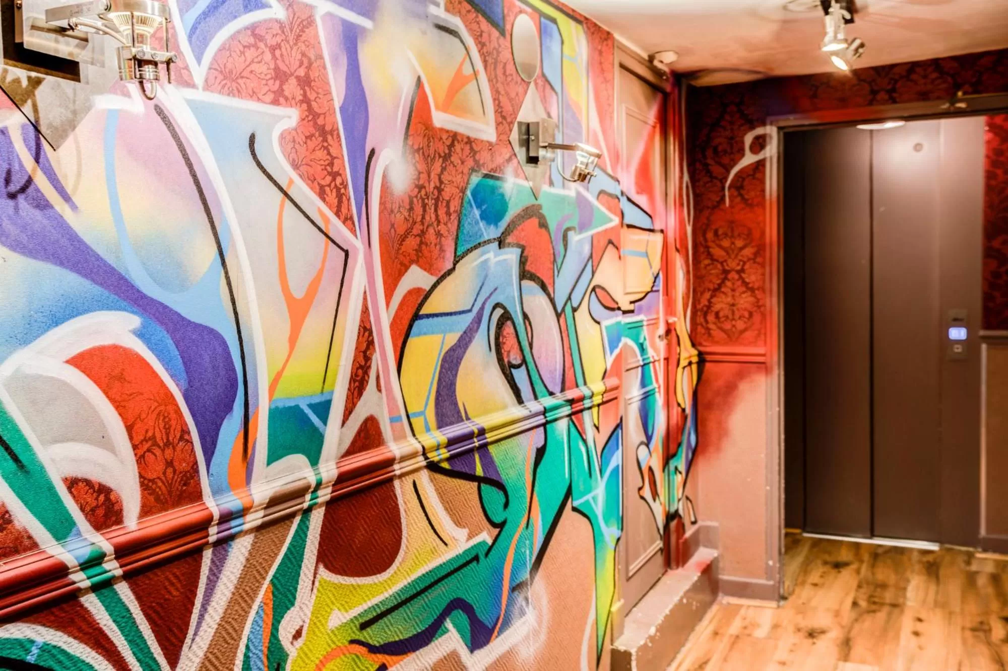 Bed in Absolute Hotel Paris République