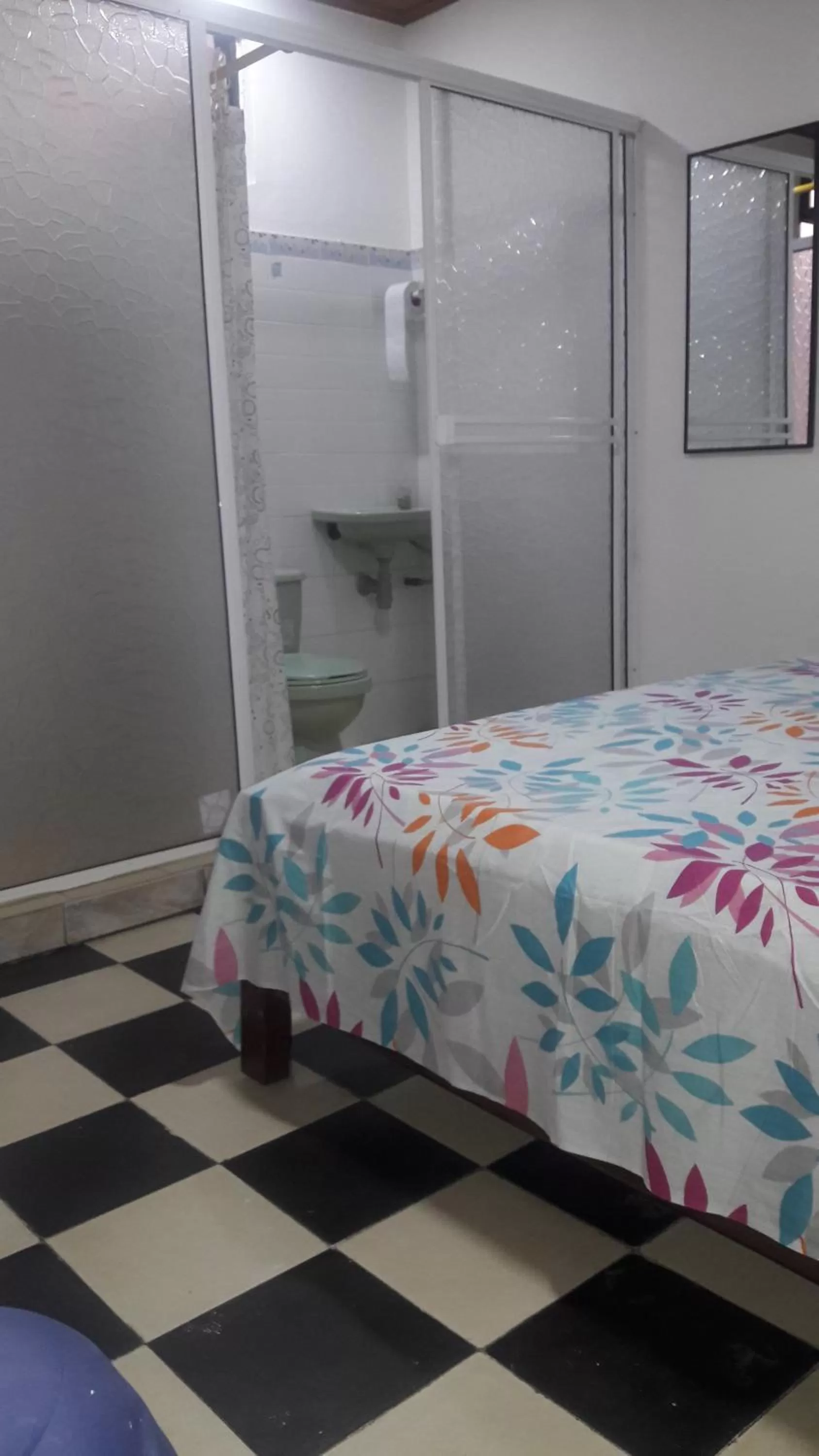 Bed in Hospedaje Santa Bárbara