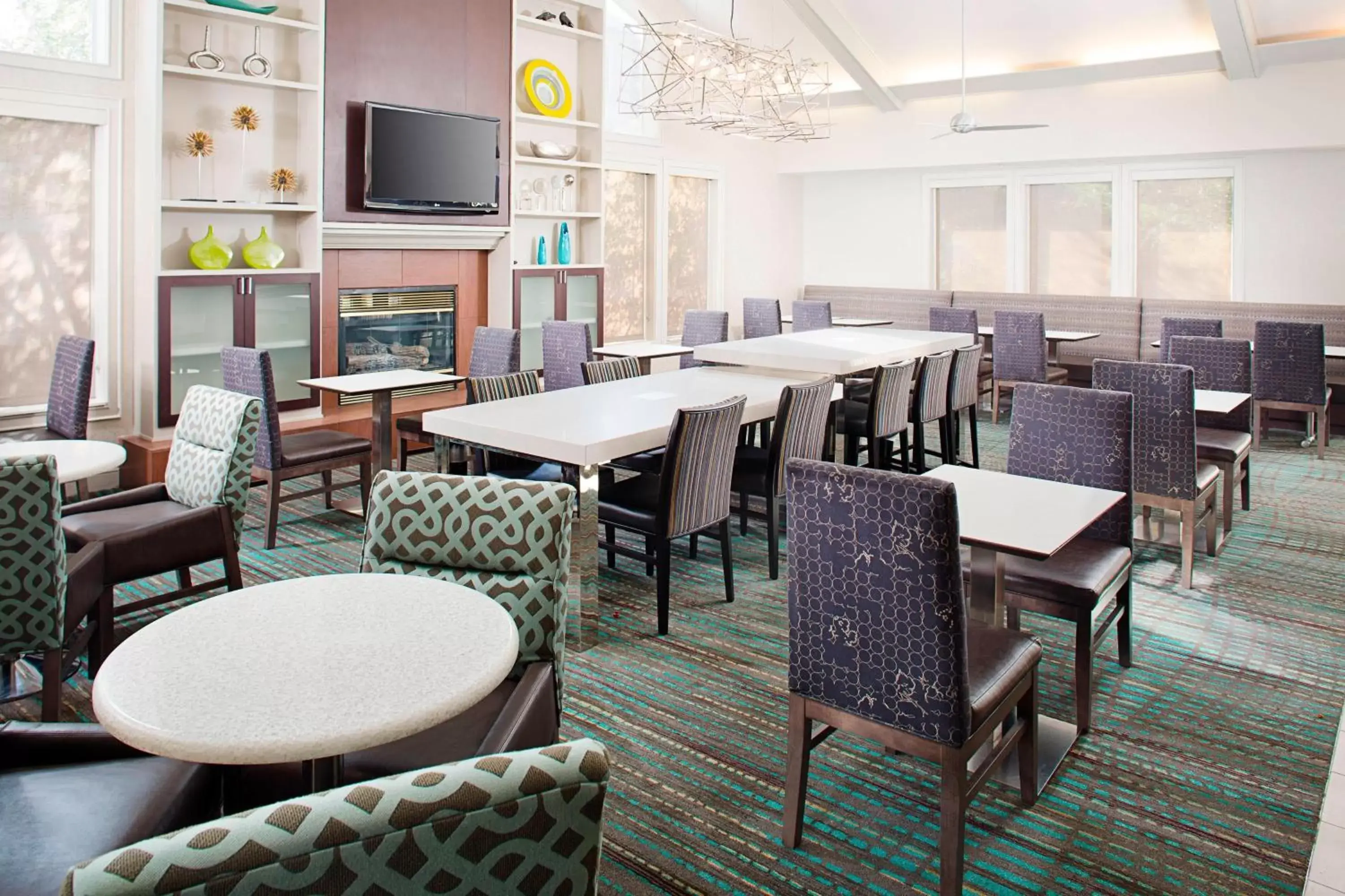 Lobby or reception, Restaurant/Places to Eat in Residence Inn Dallas Park Central