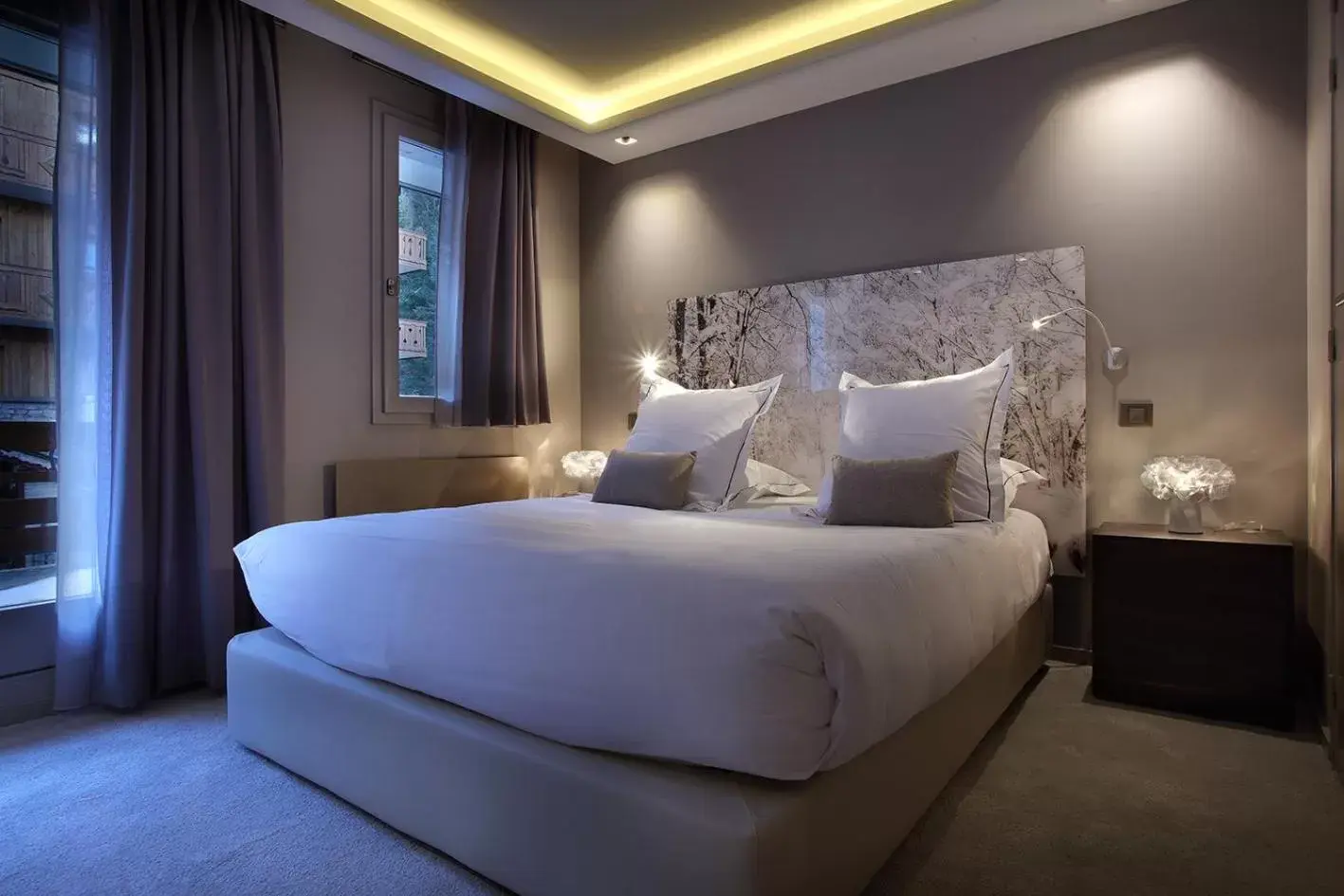 Bed in Hotel Le Tremplin