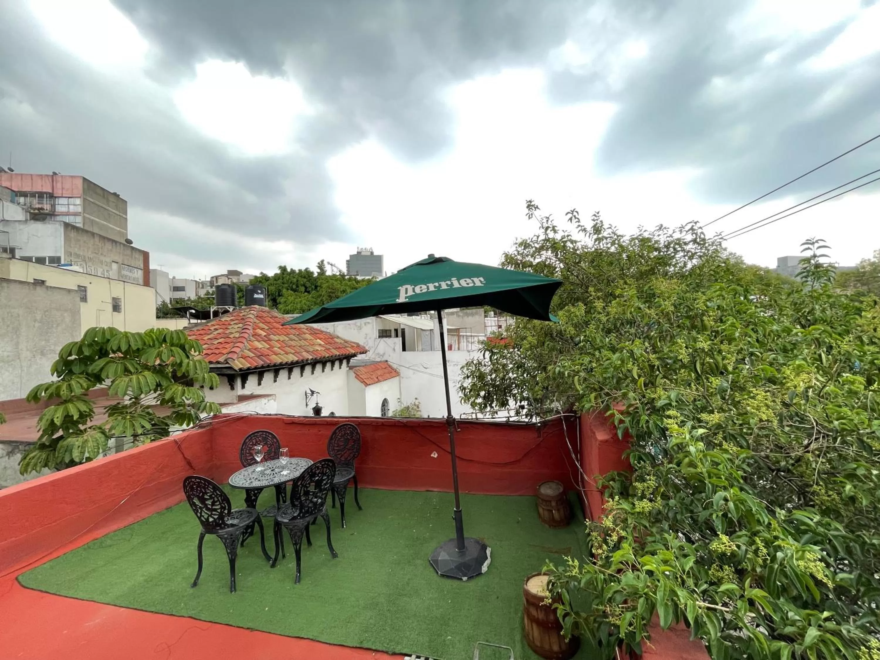 Balcony/Terrace in Hostal Roma Condesa