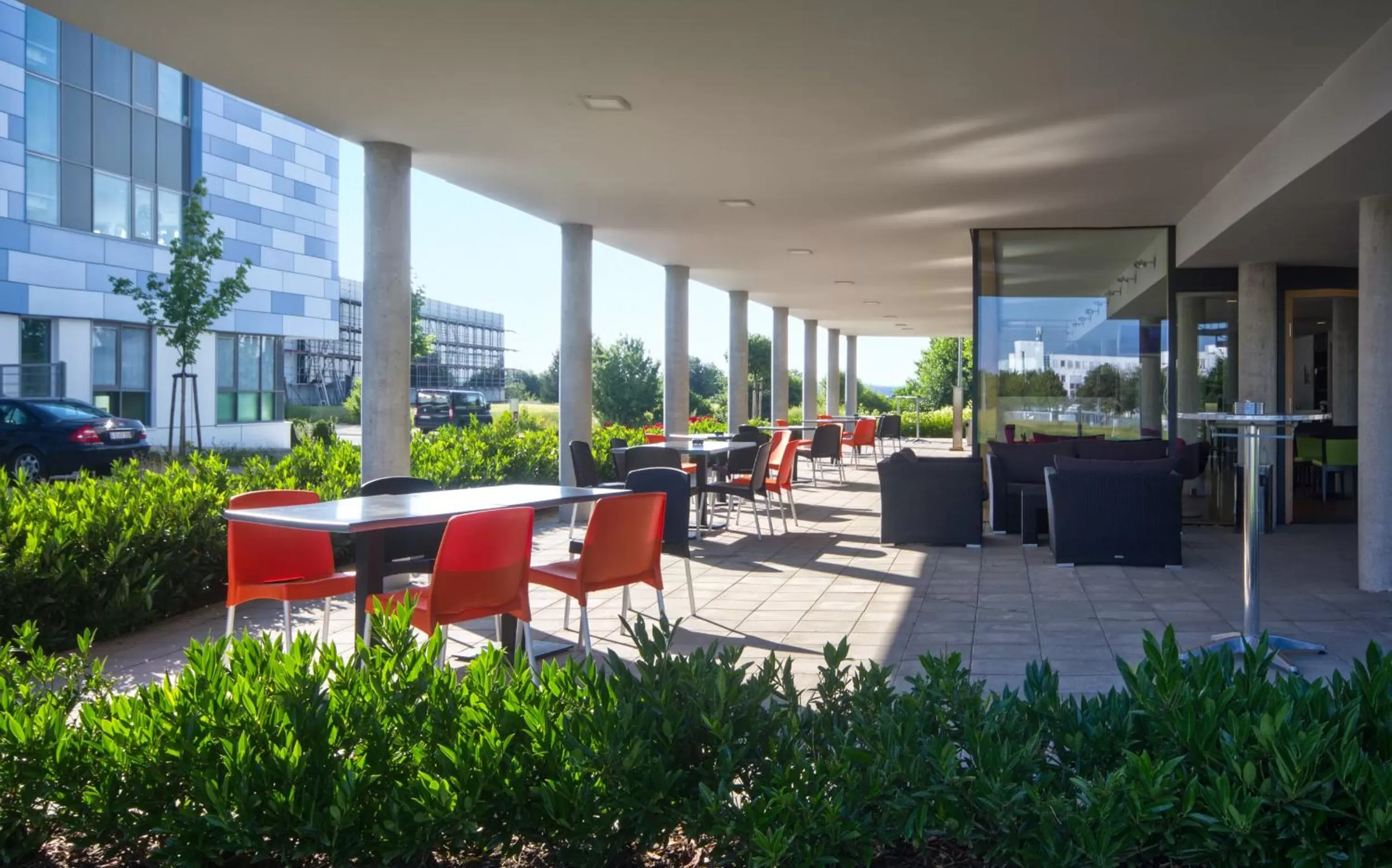 Patio in iQ-Hotel Ulm