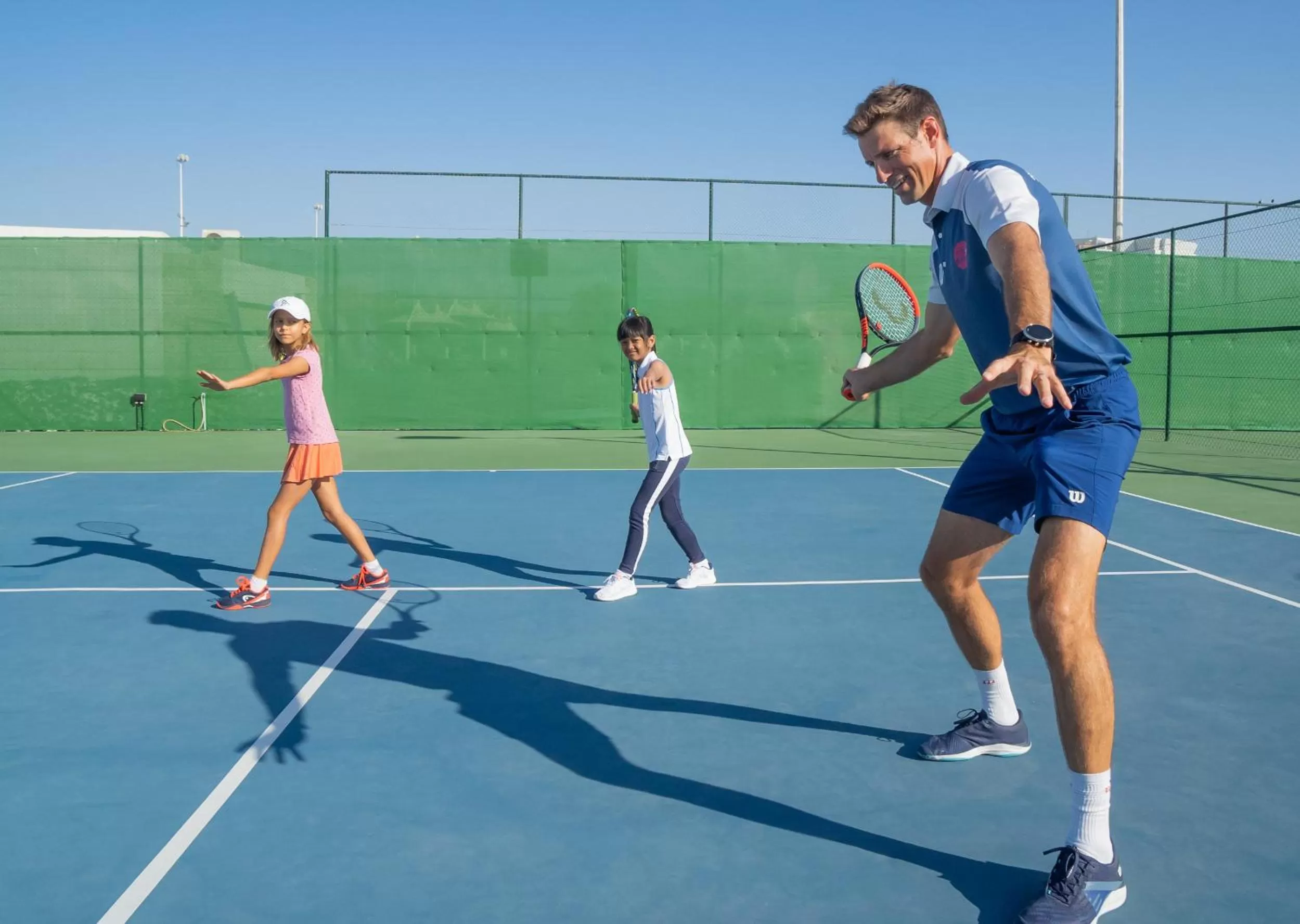 Tennis court in Park Hyatt Dubai