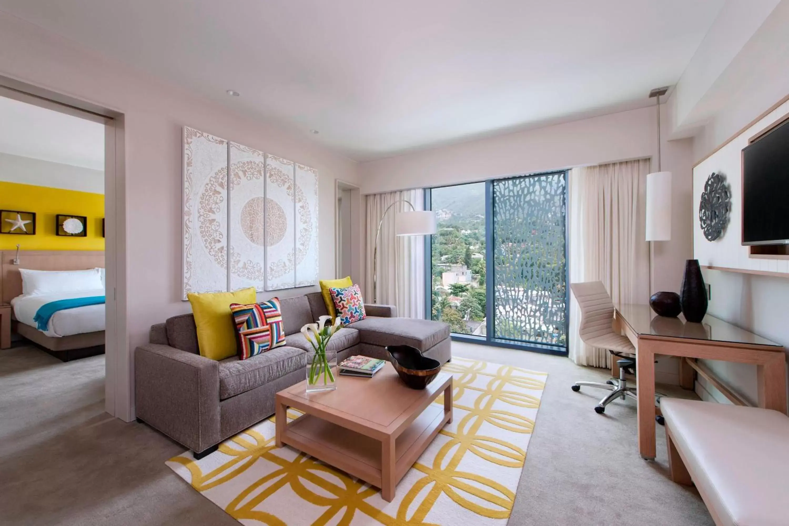 Living room, Seating Area in Marriott Port-au-Prince Hotel