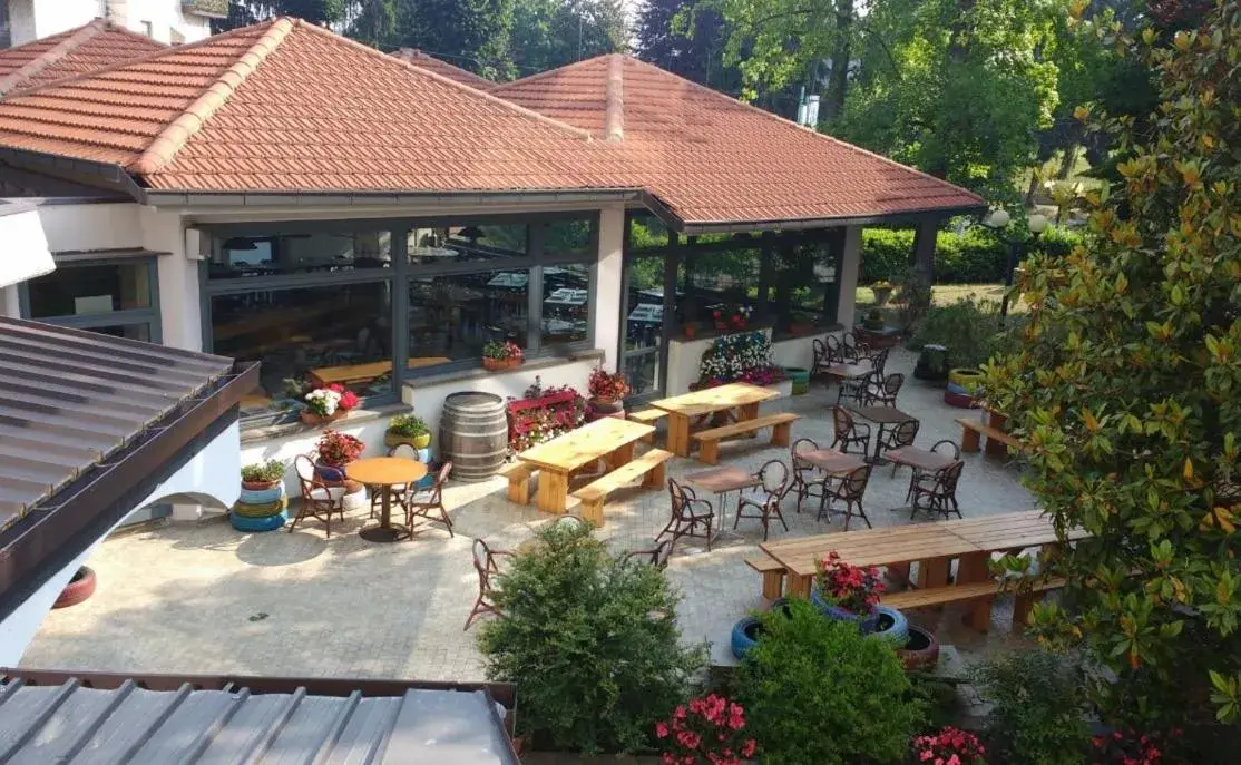 Patio in Hotel Panorama