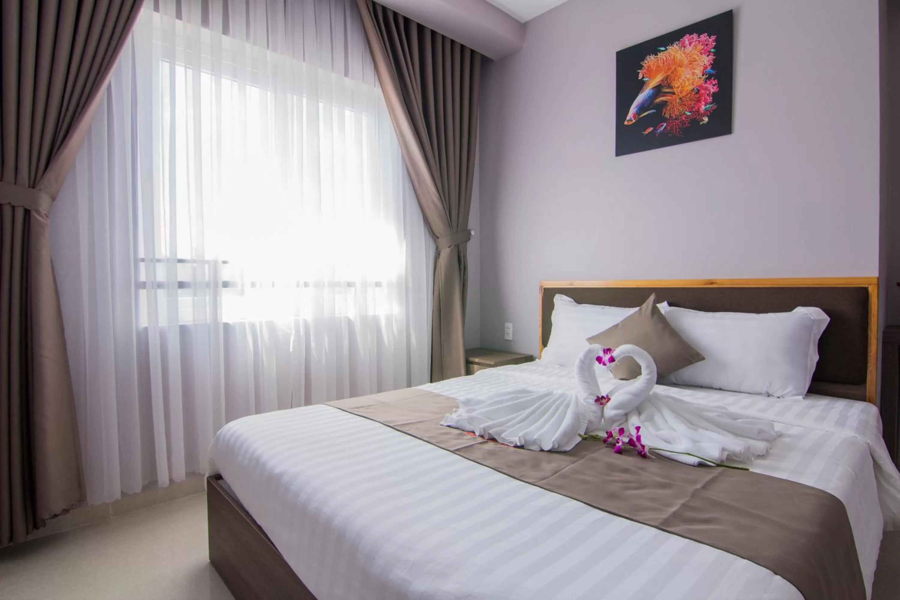 Bed in Khách sạn San Hô Vũng Tàu (Coral Hotel)
