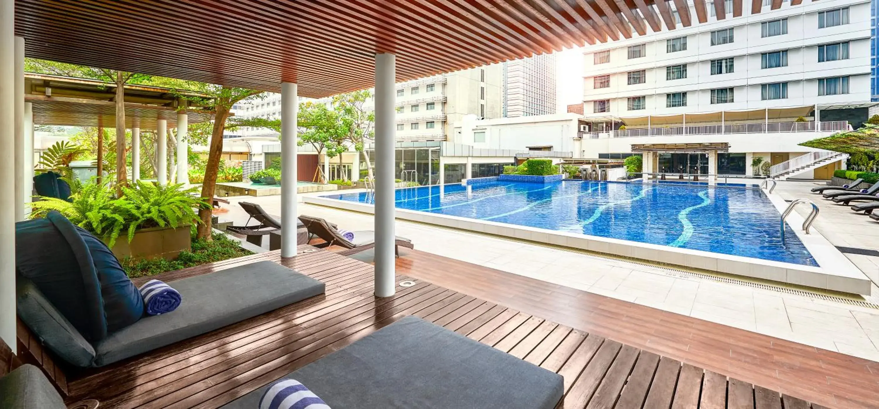 Swimming pool in Pullman Jakarta Indonesia Swimming pool in Pullman Jakarta Indonesia