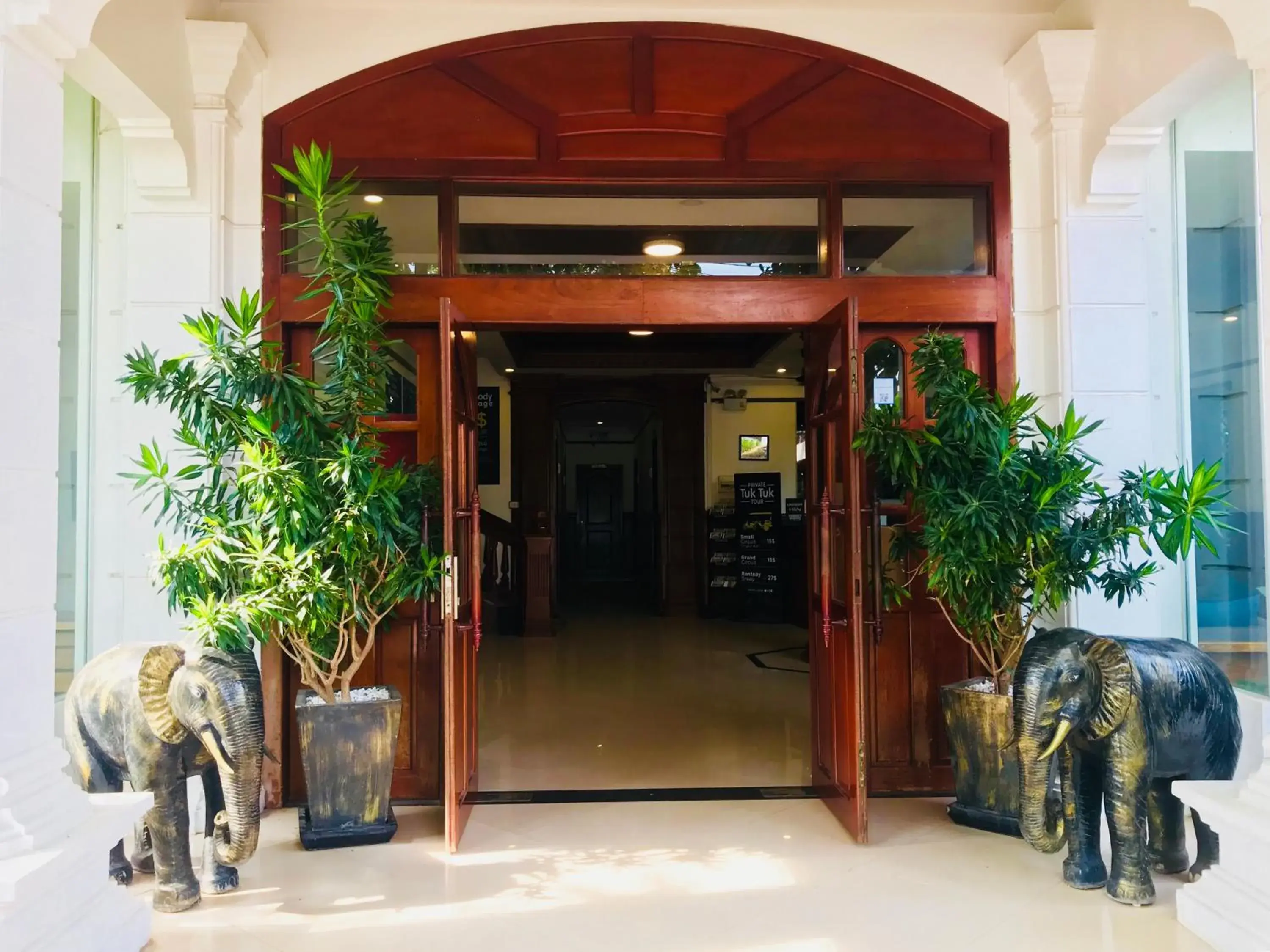 Facade/entrance in Champey Villa