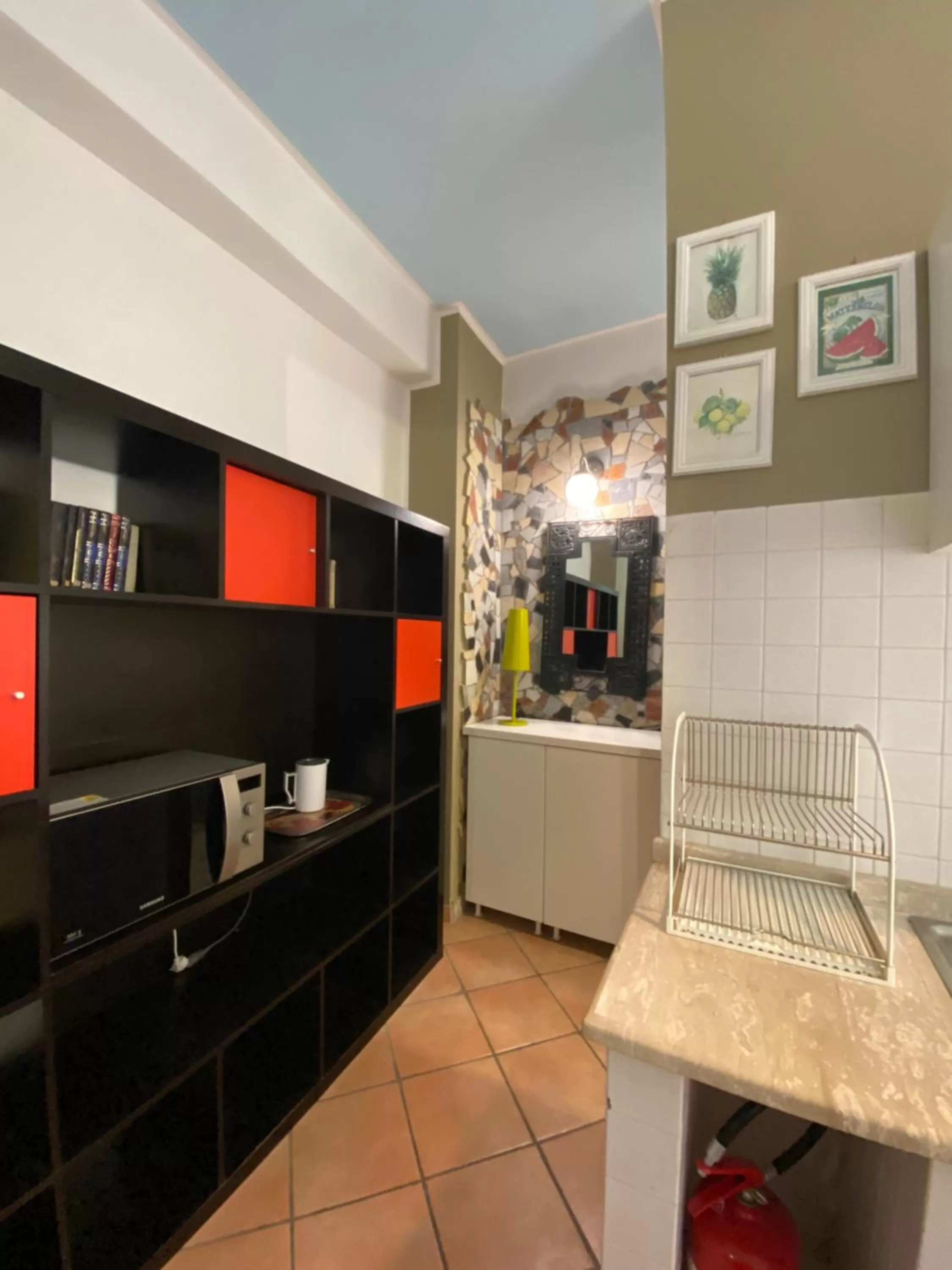 Kitchen or kitchenette in Hotel Europeo Napoli