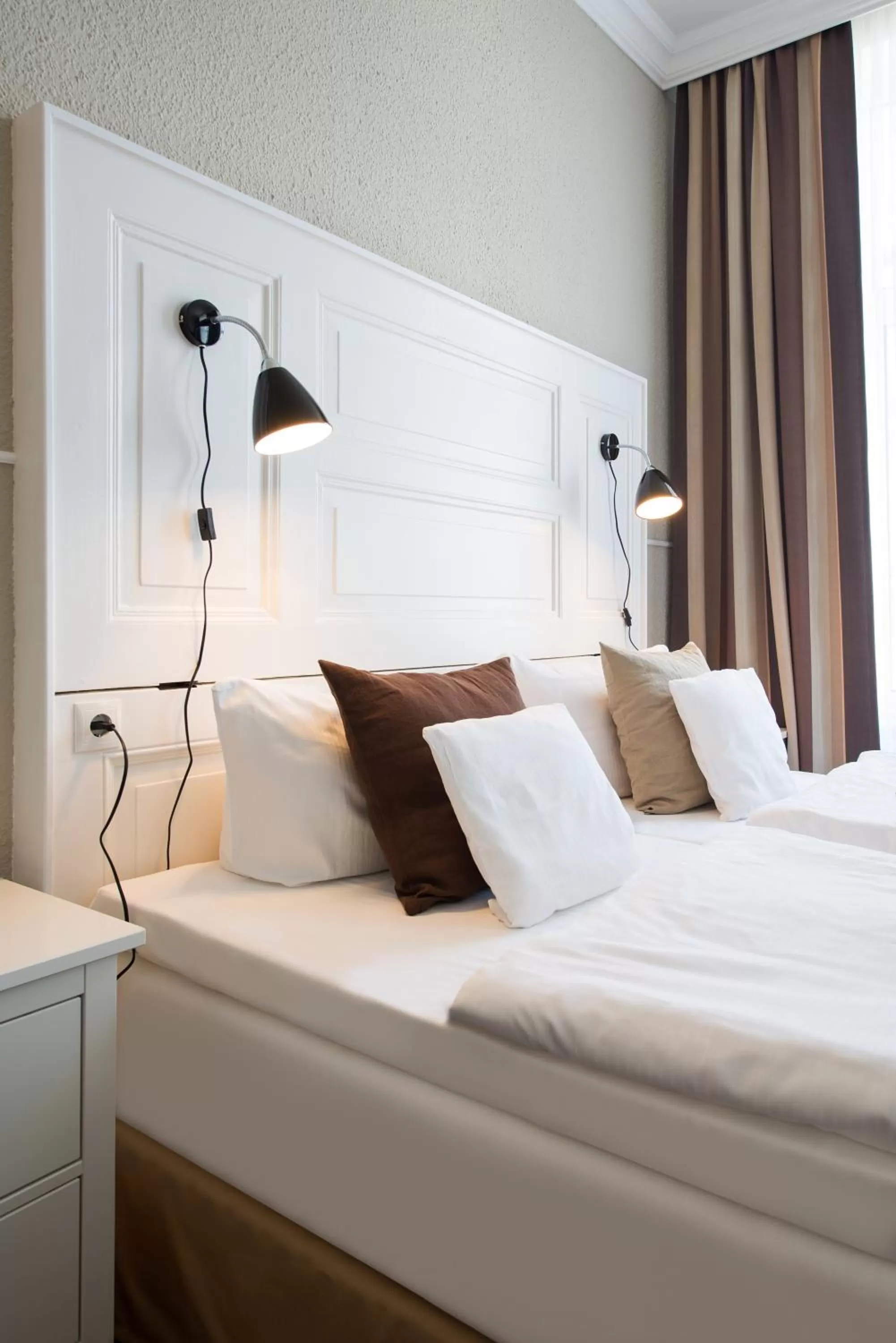 Bed in Hotel Stralsund