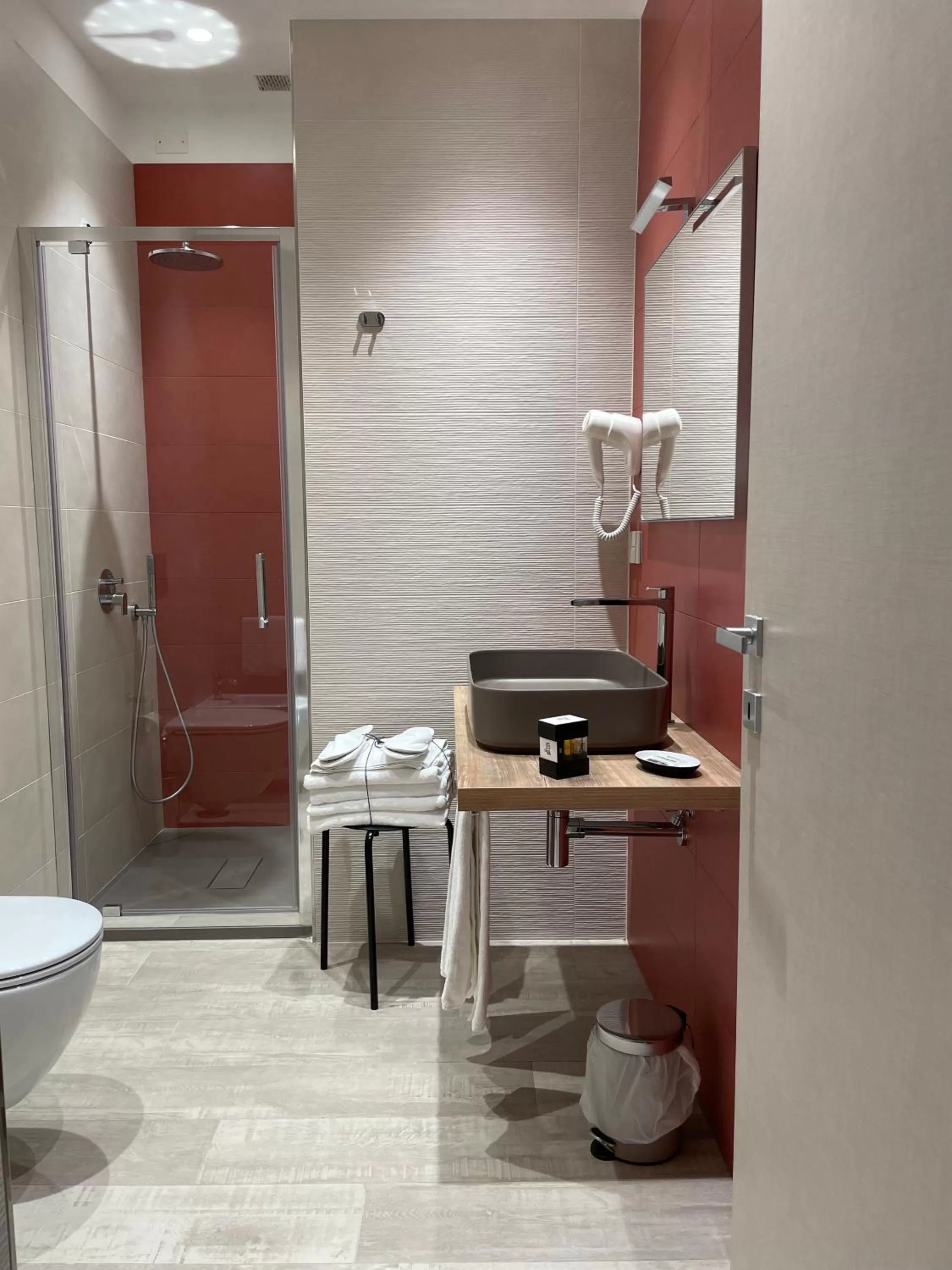 Shower in B&B Casa Rubino