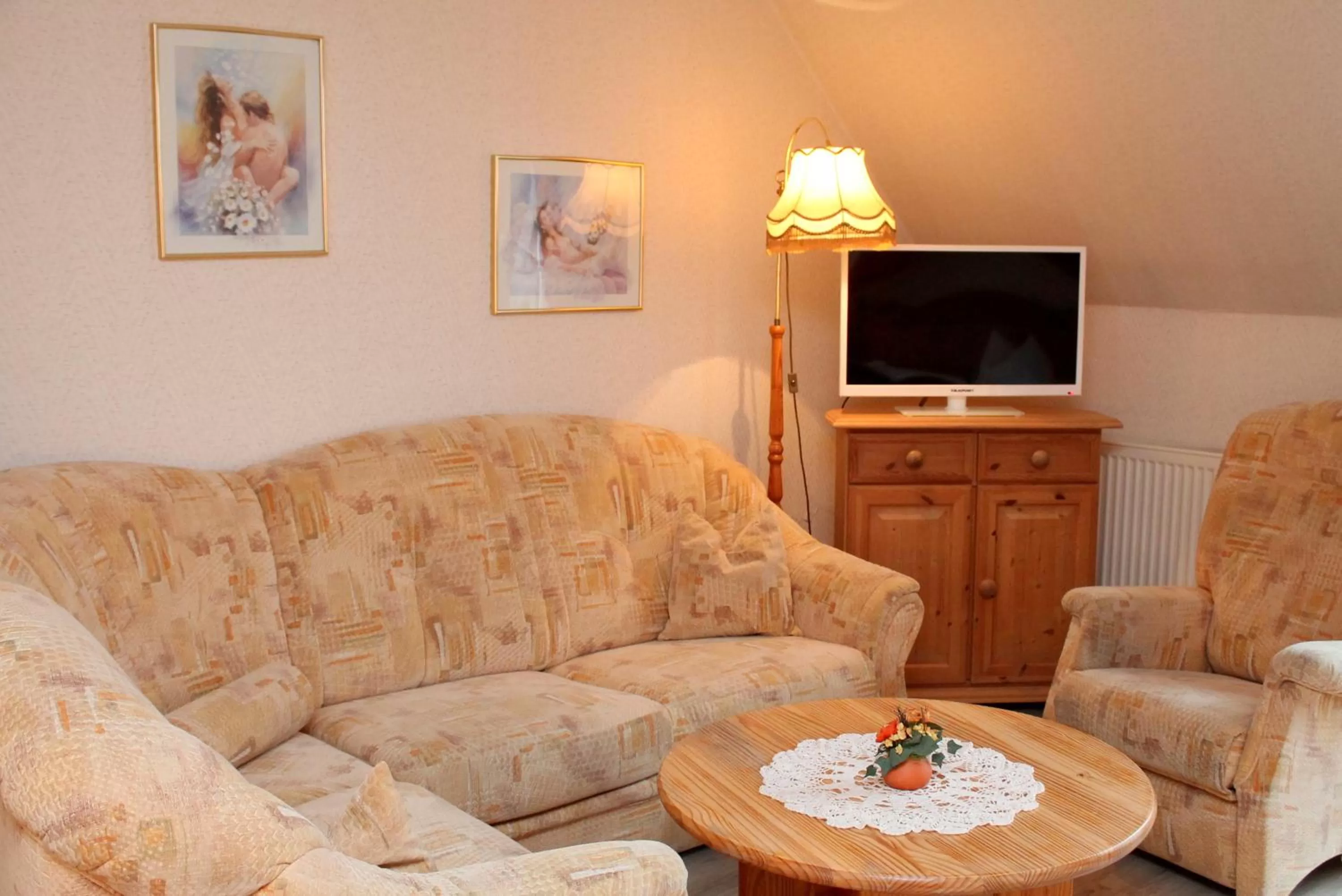 Seating area in Landgasthof Zur Goldenen Aue