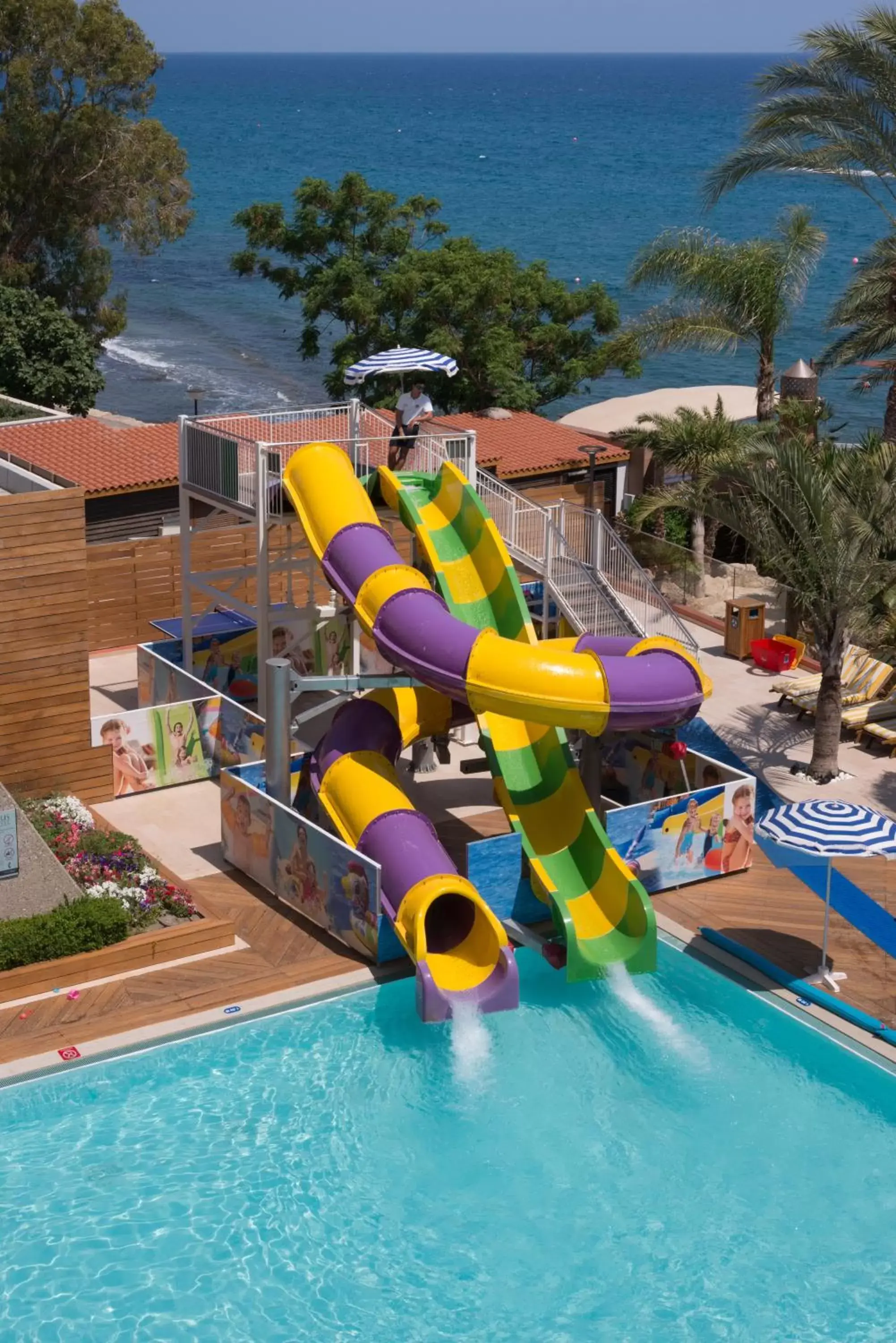 Swimming pool, Water Park in Amathus Beach Hotel Limassol