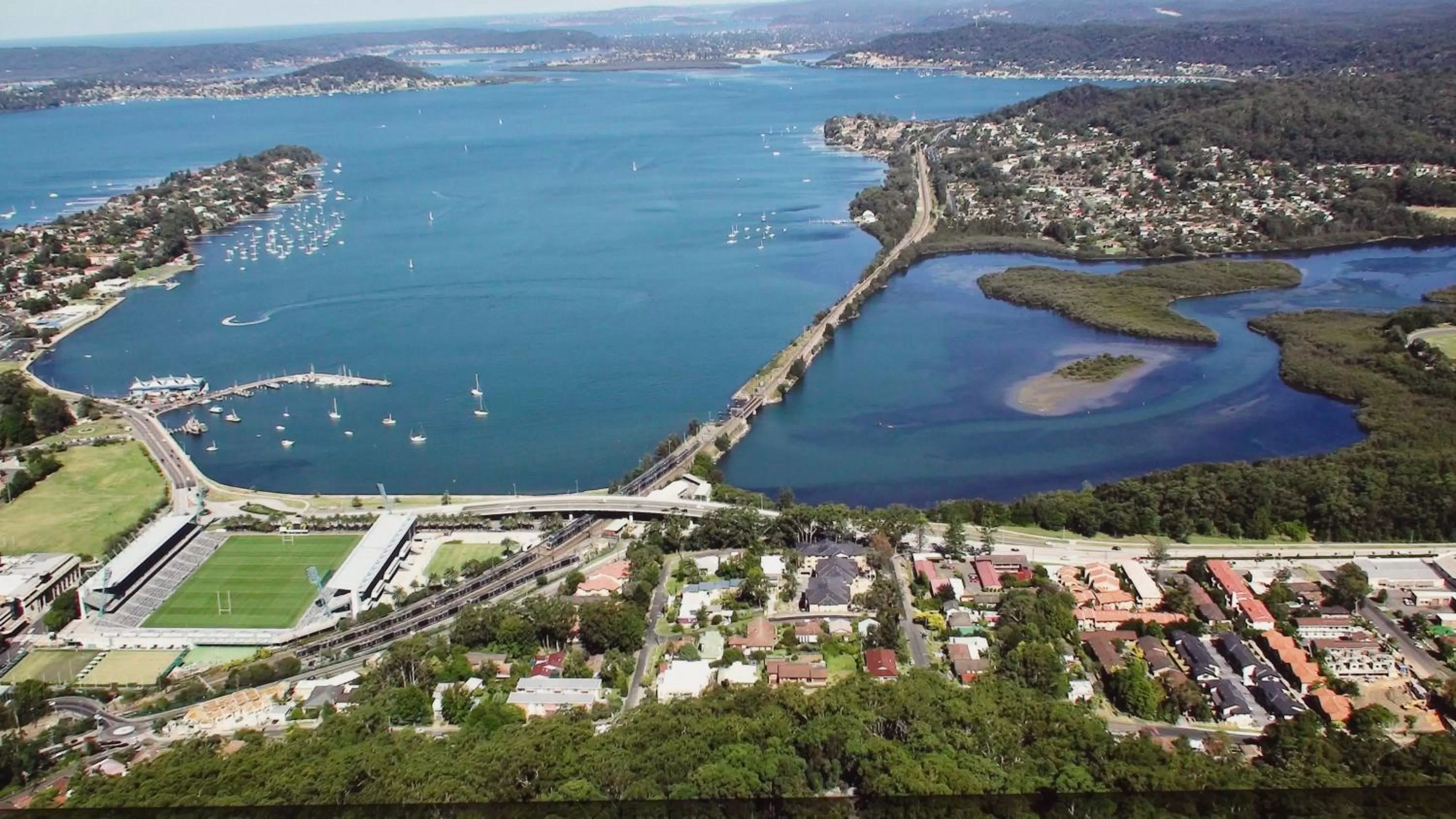 Bird's eye view in Waterview Gosford Motor Inn