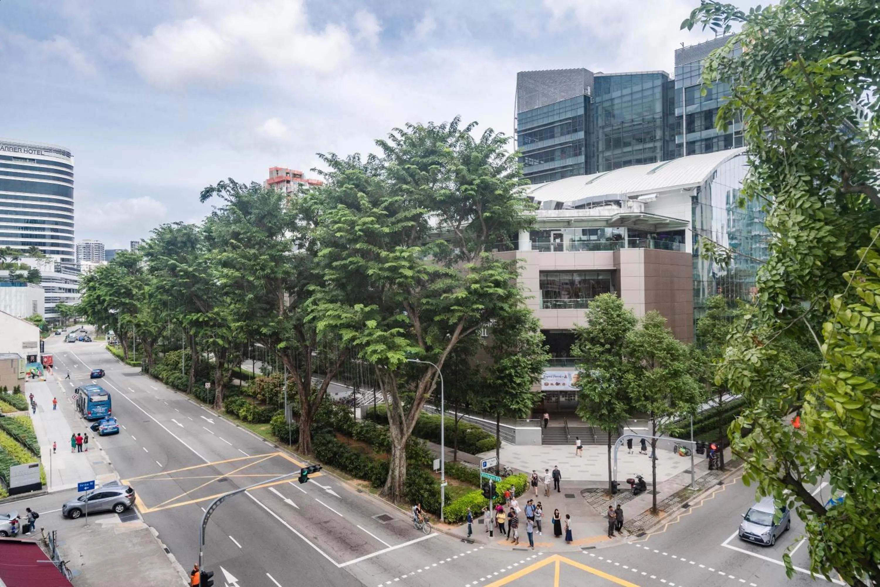 Quiet street view in Tai Hoe Hotel