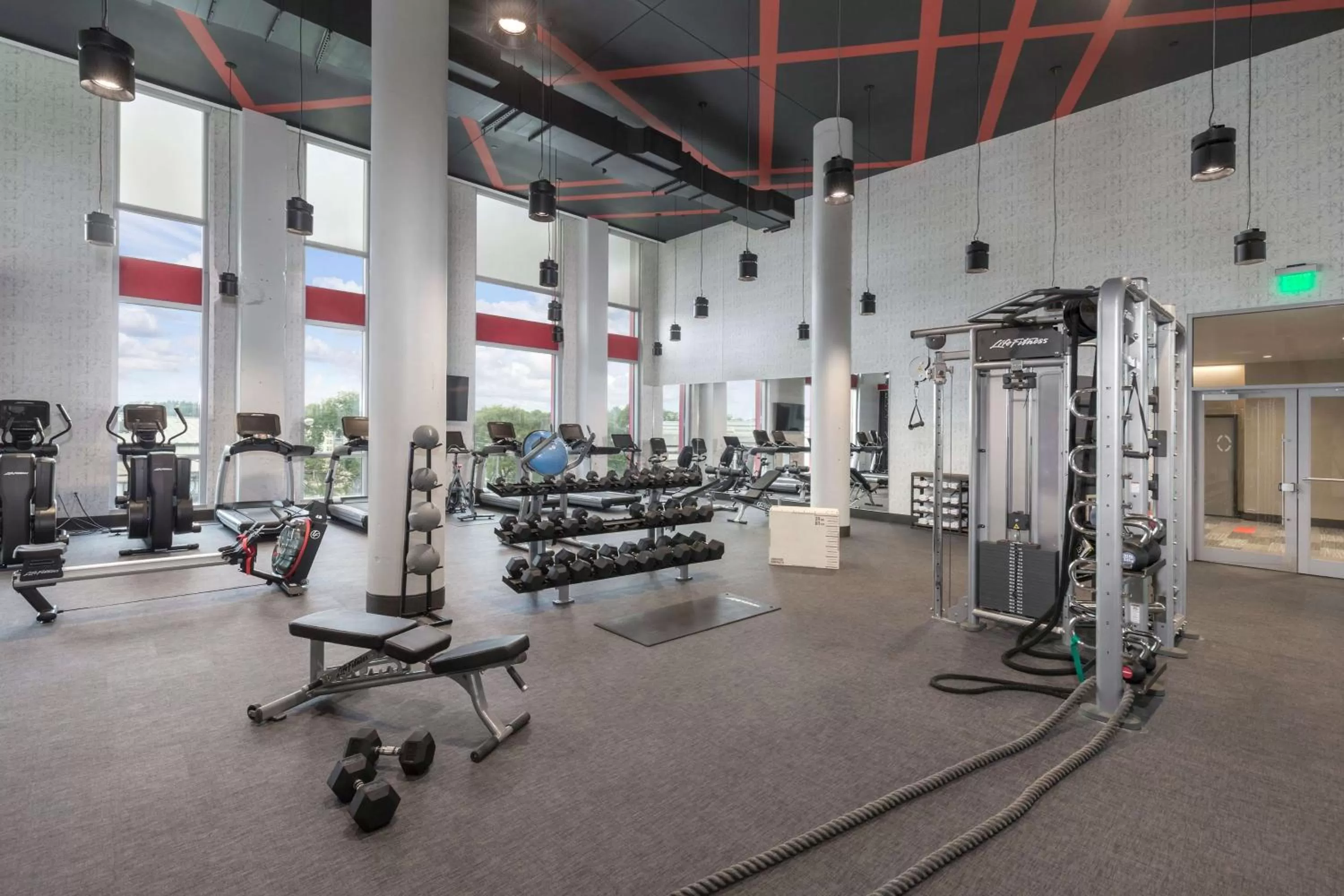 Fitness centre/facilities in The Summit Hotel