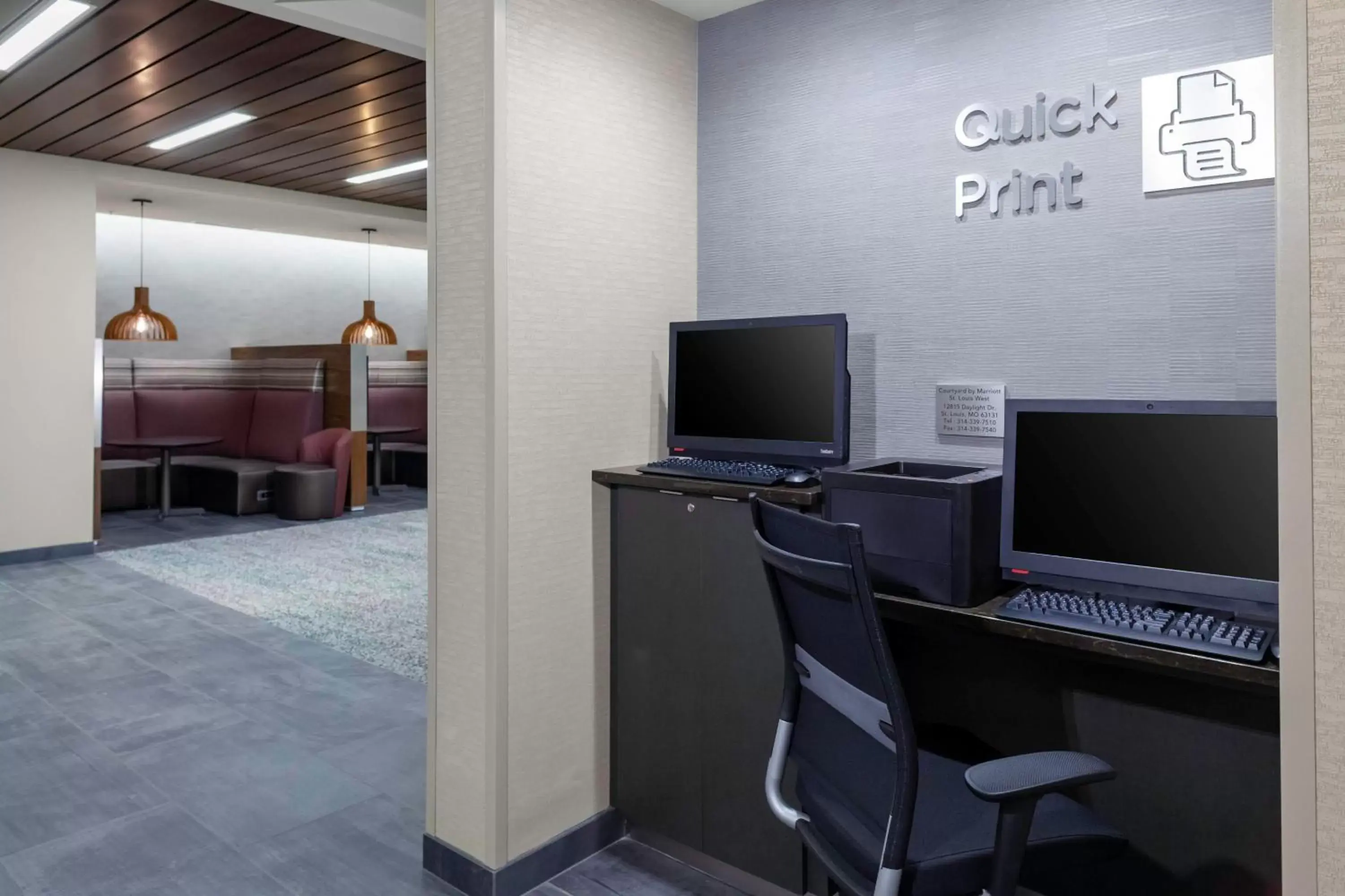 Business facilities, Business Area/Conference Room in Courtyard by Marriott St. Louis West County