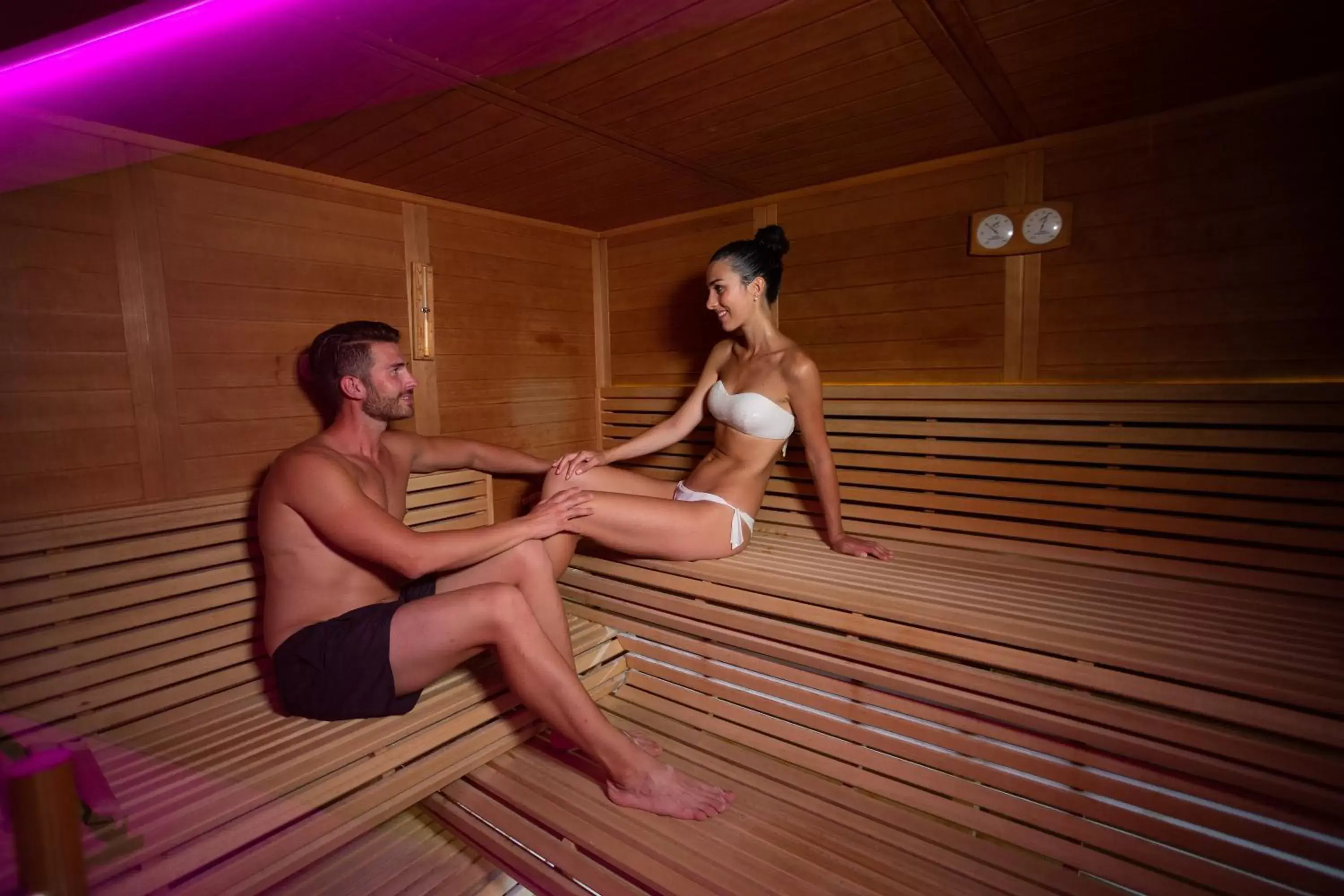 Sauna in Hotel Savoia Thermae & SPA