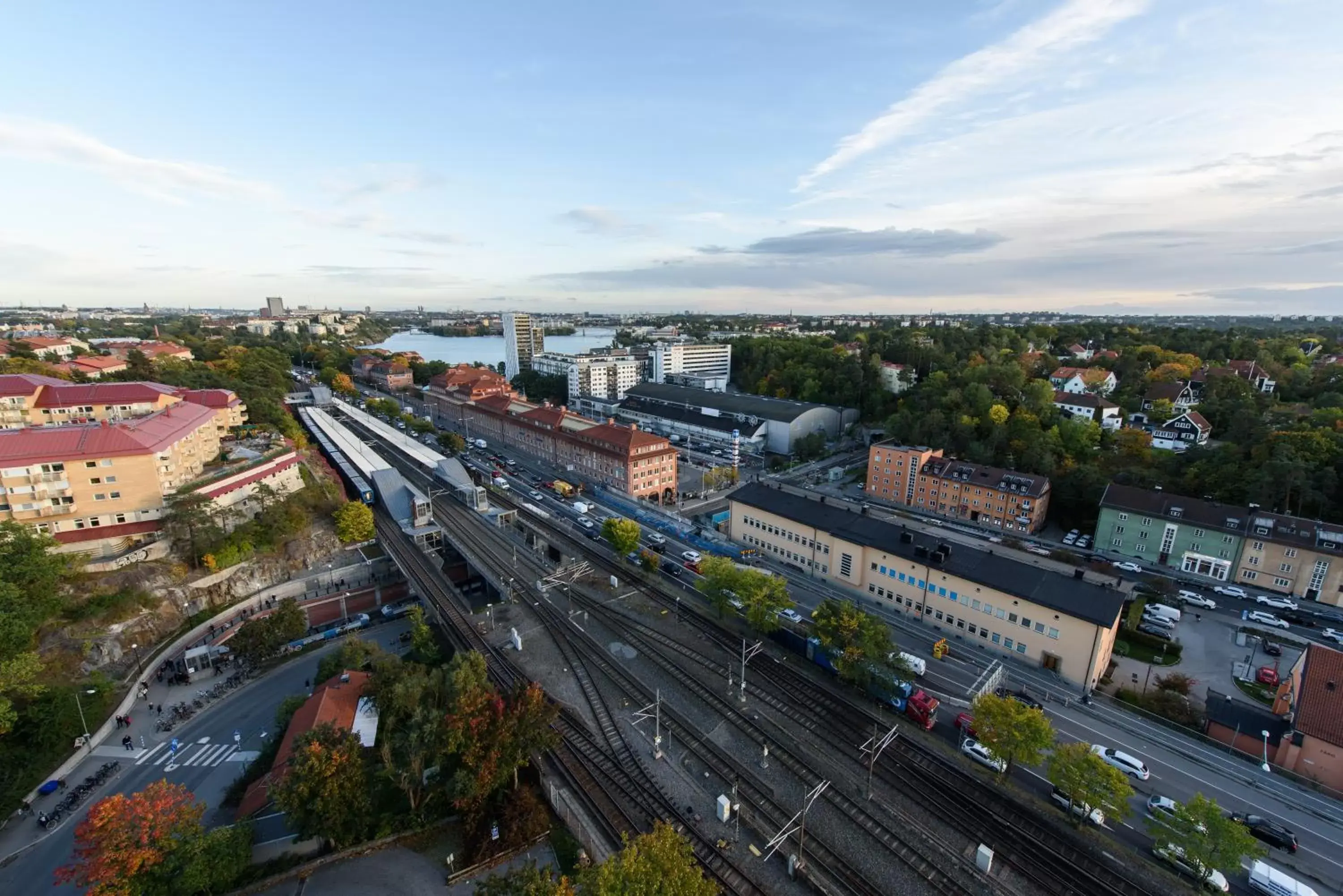 City view, Bird's-eye View in Forenom Aparthotel Stockholm Alvik